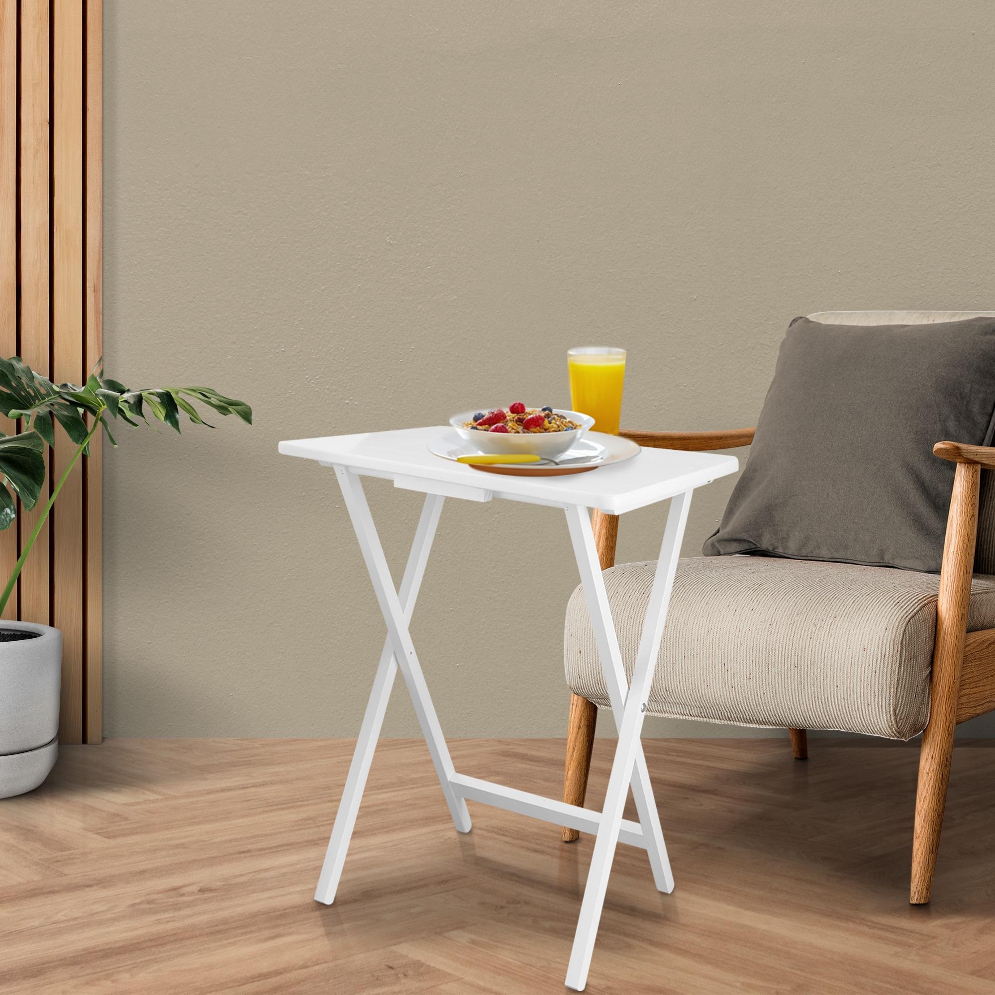 Yu Shan Co. USA, Ltd. 19'' Solid Wood Rectangular Portable Folding Table