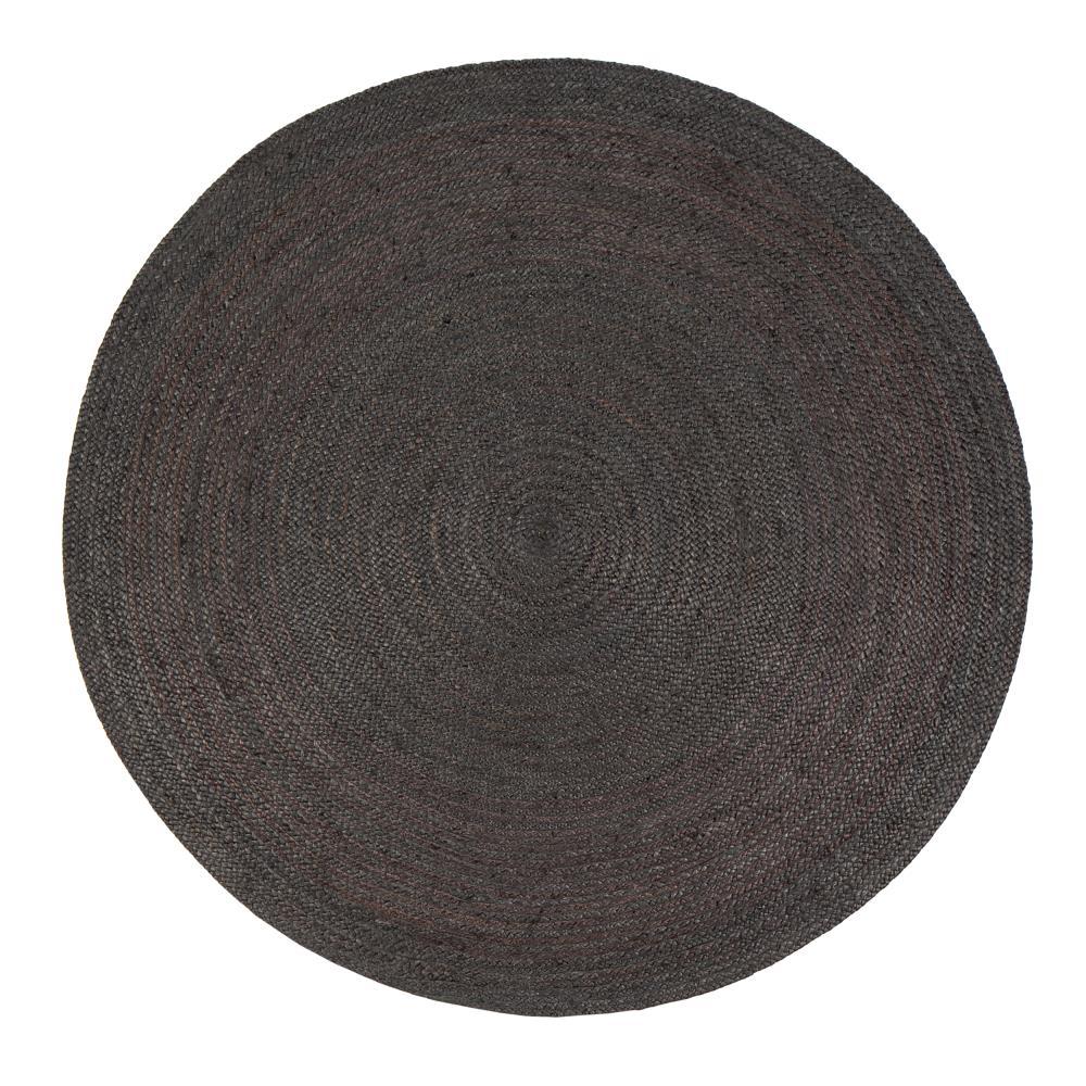 4'x4' Solid Area Rug Gray - Anji Mountain