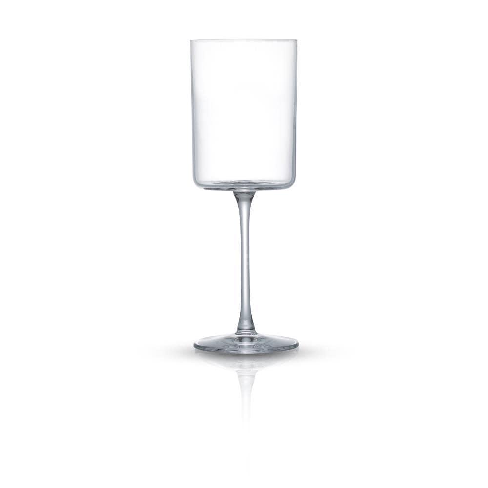 JoyJolt Claire Crystal White Wine Glasses – Set of 4 – 11.4 Ounce Wine Glass Set