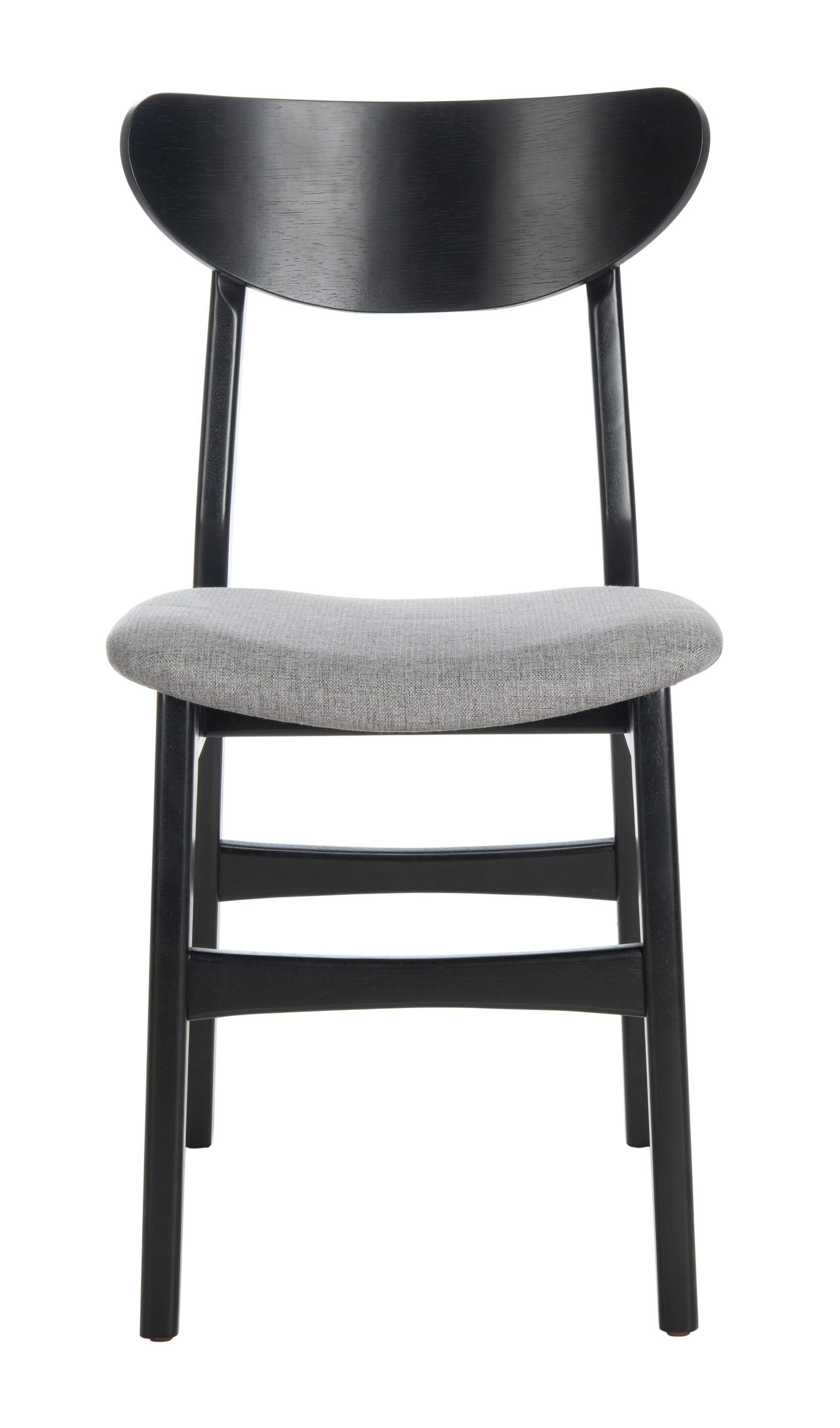 Lucca Retro Dining Chair (Set of 2) - DCH1001 - Black/Grey - Safavieh