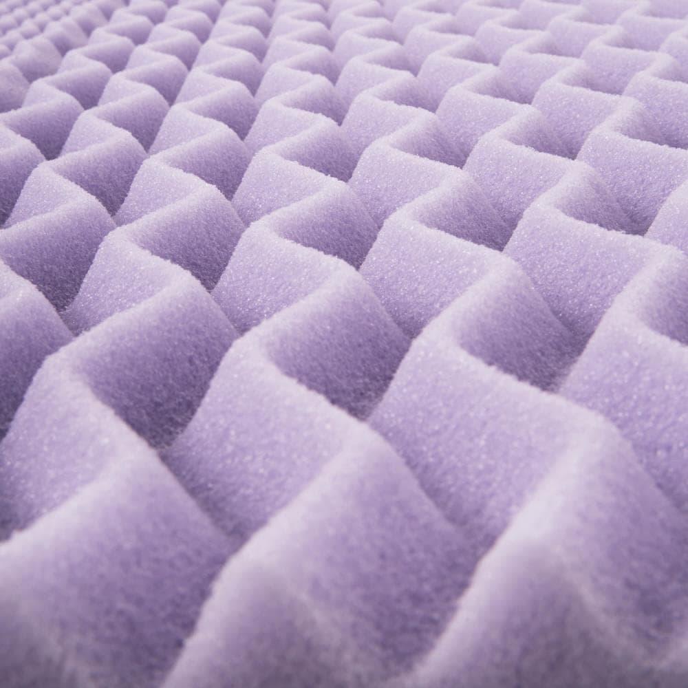 2" Zoned Lavender Memory Foam Mattress Topper