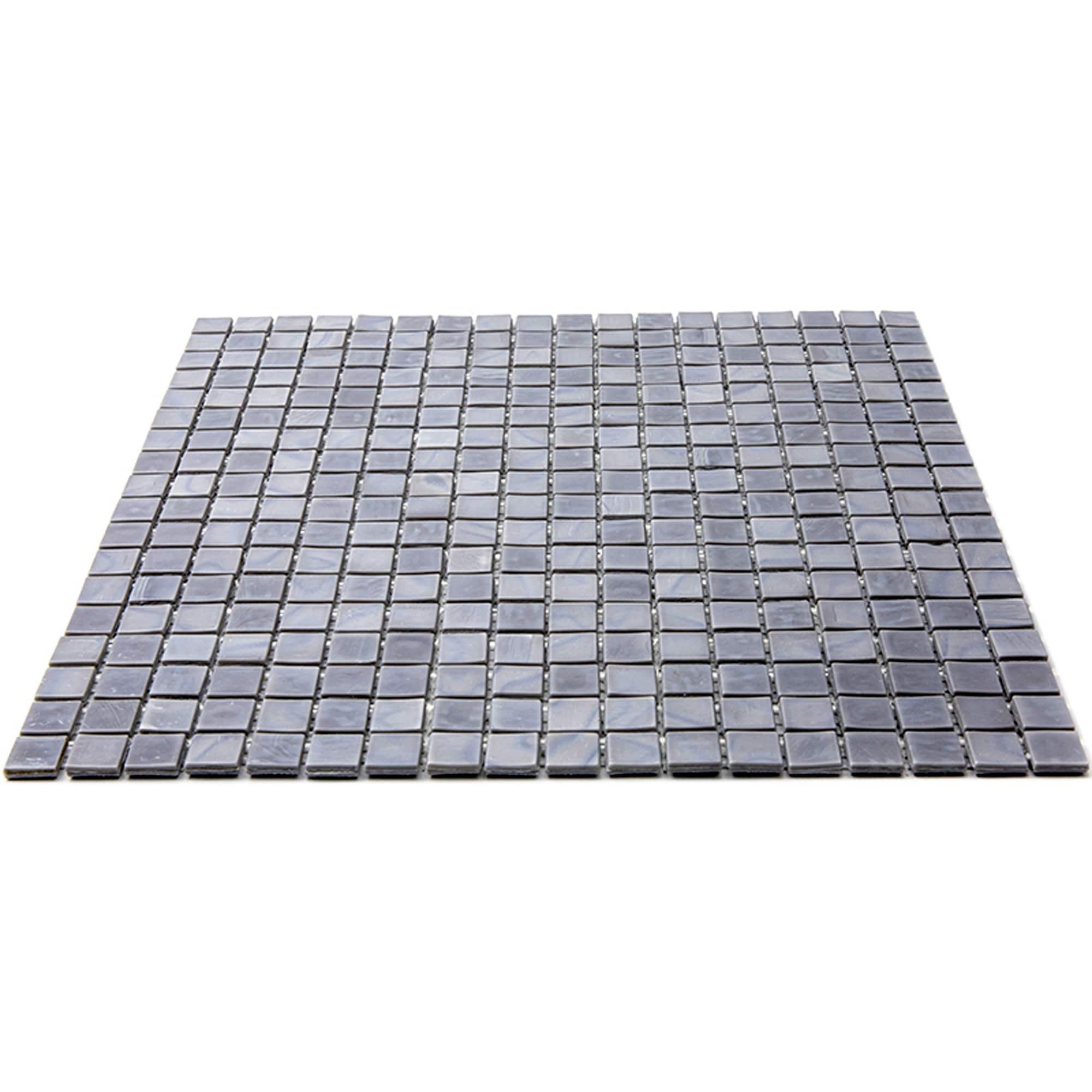 Skosh 0.6" x 0.6" Glass Grid Mosaic Wall & Floor Tile
