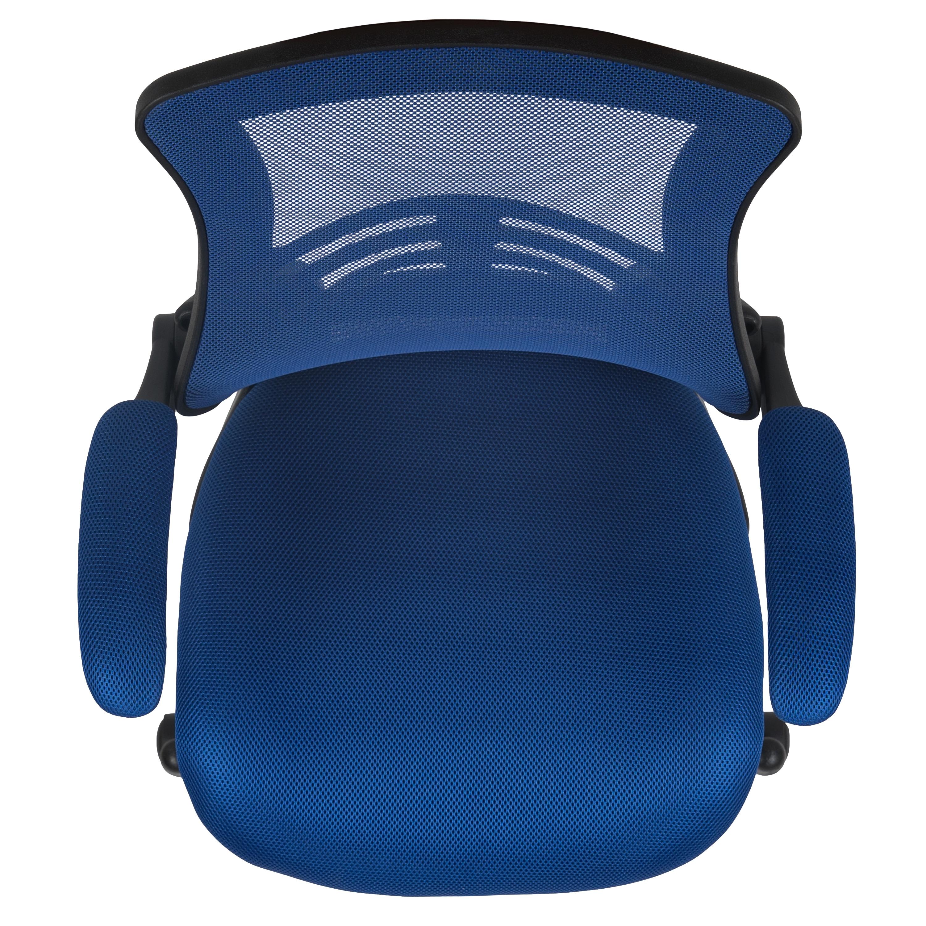 Jayetta Mid-Back Mesh Swivel Ergonomic Office Chair with Flip-Up Arms