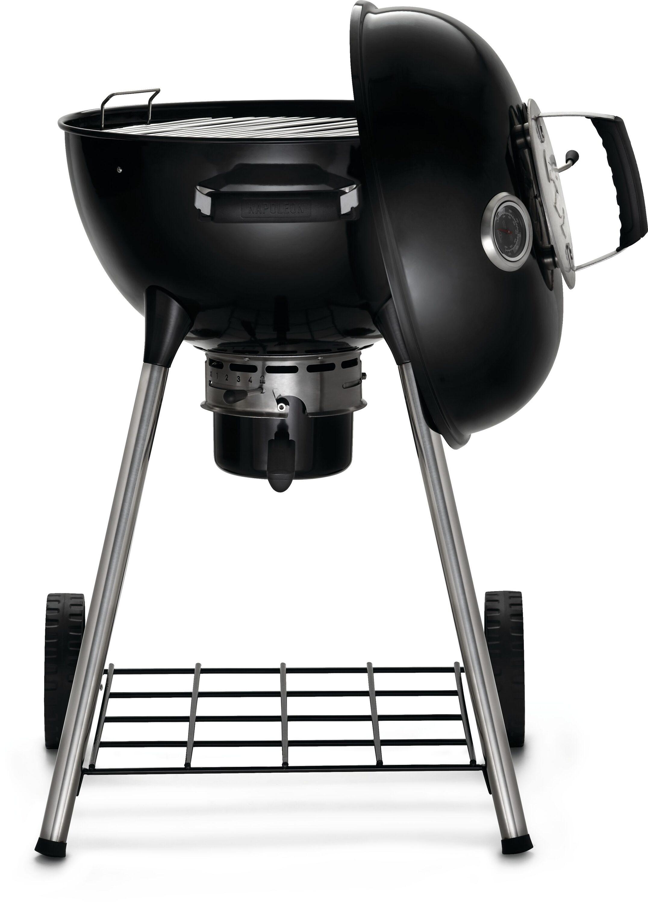 Napoleon NK18-inch Charcoal Kettle Grill, Black