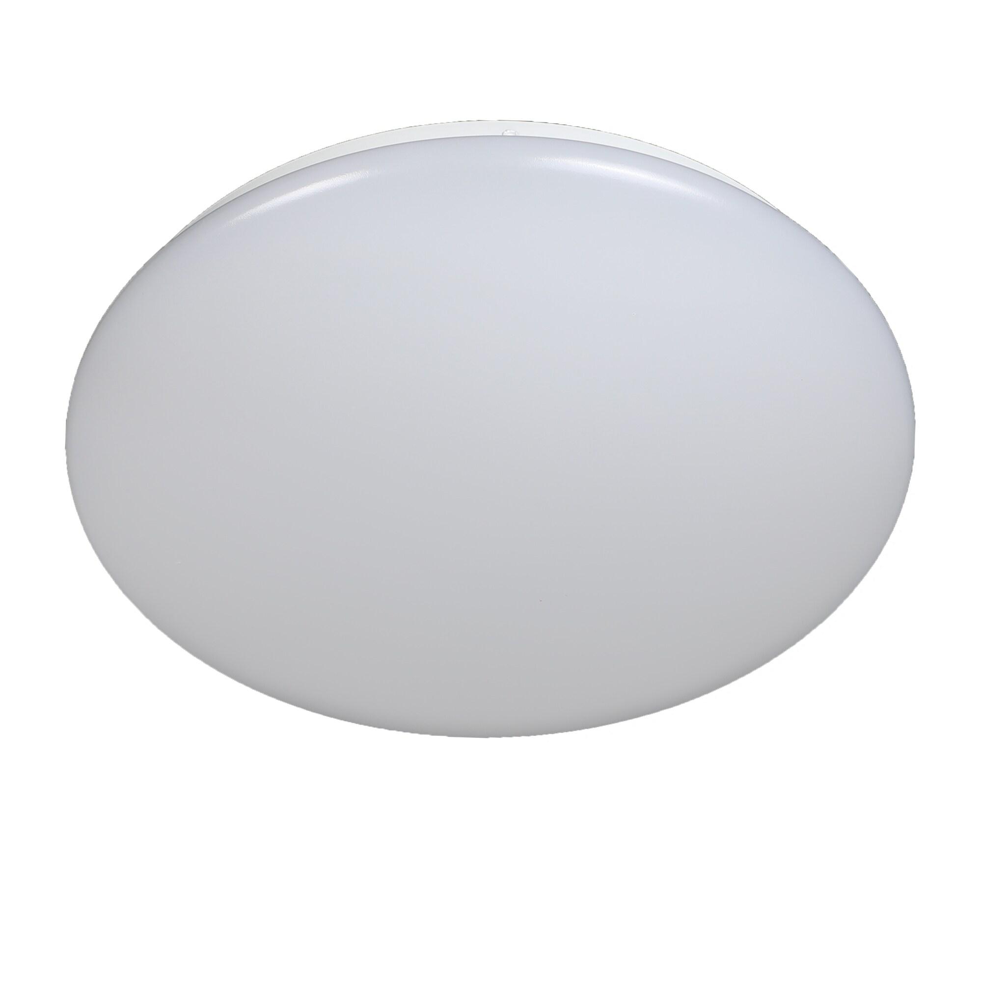 Designers Fountain DF LED Flushmount 1 -Light 14-in White Integrated LED Flush Mount Light