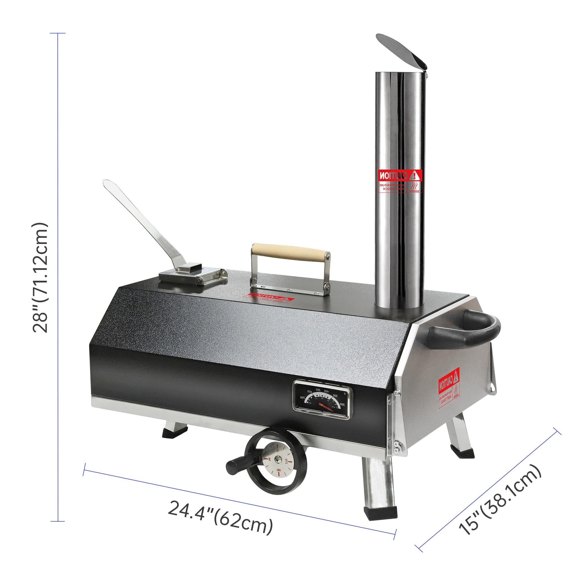 Fashionwu Fashionwu Countertop Wood Burning Pizza Oven