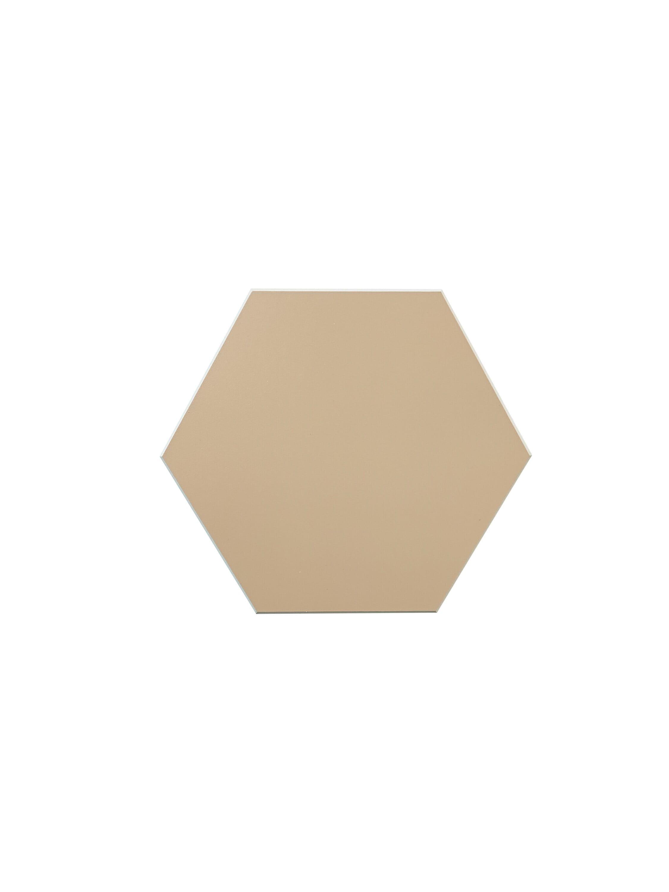 Bex 6" x 6.9" Hexagon Stone Composite Peel & Stick Wall Tile