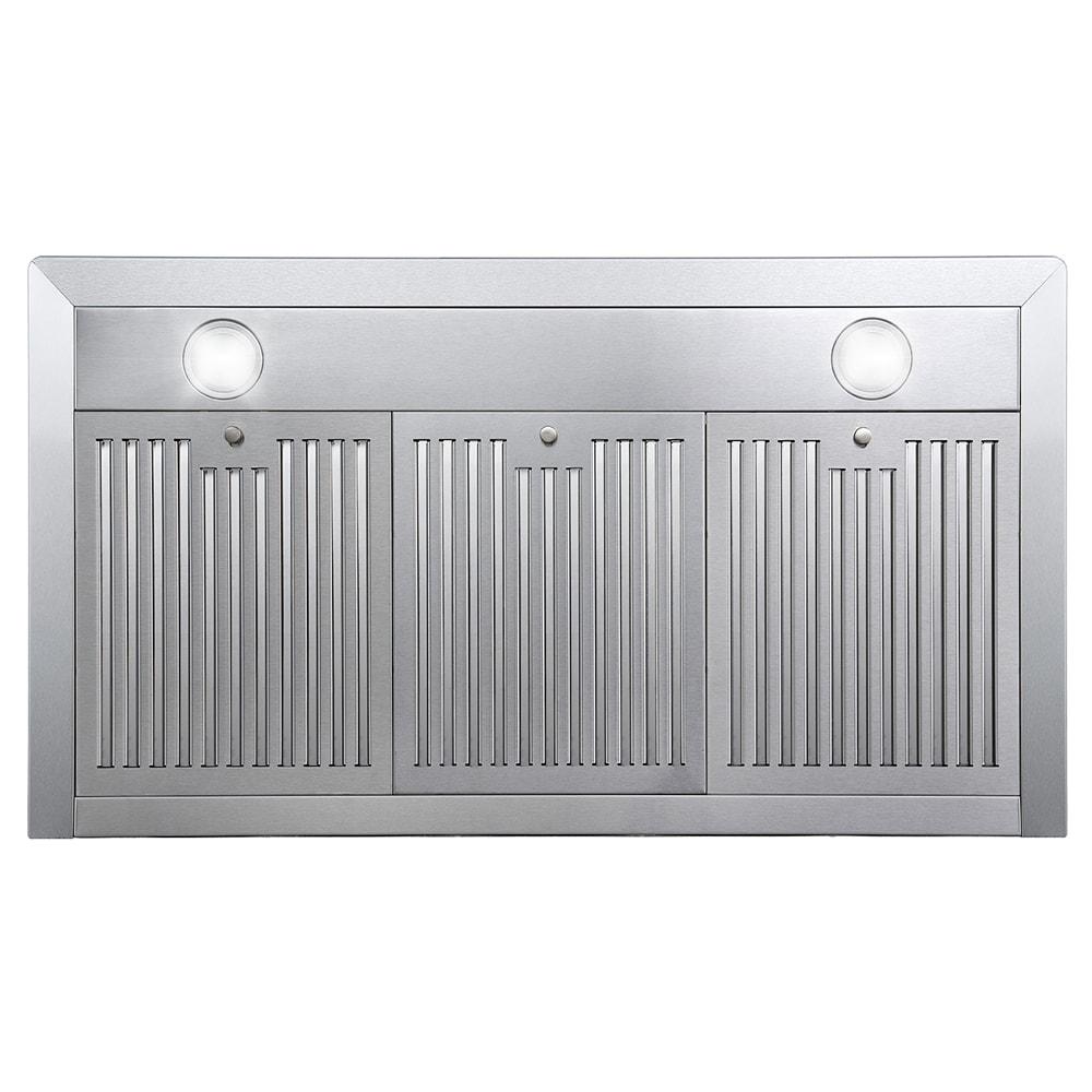 Cosmo 36 in. Vista Collection Ducted Wall Mount Range Hood, Touch Controls, LED Lights, Permanent Filters, Stainless Steel