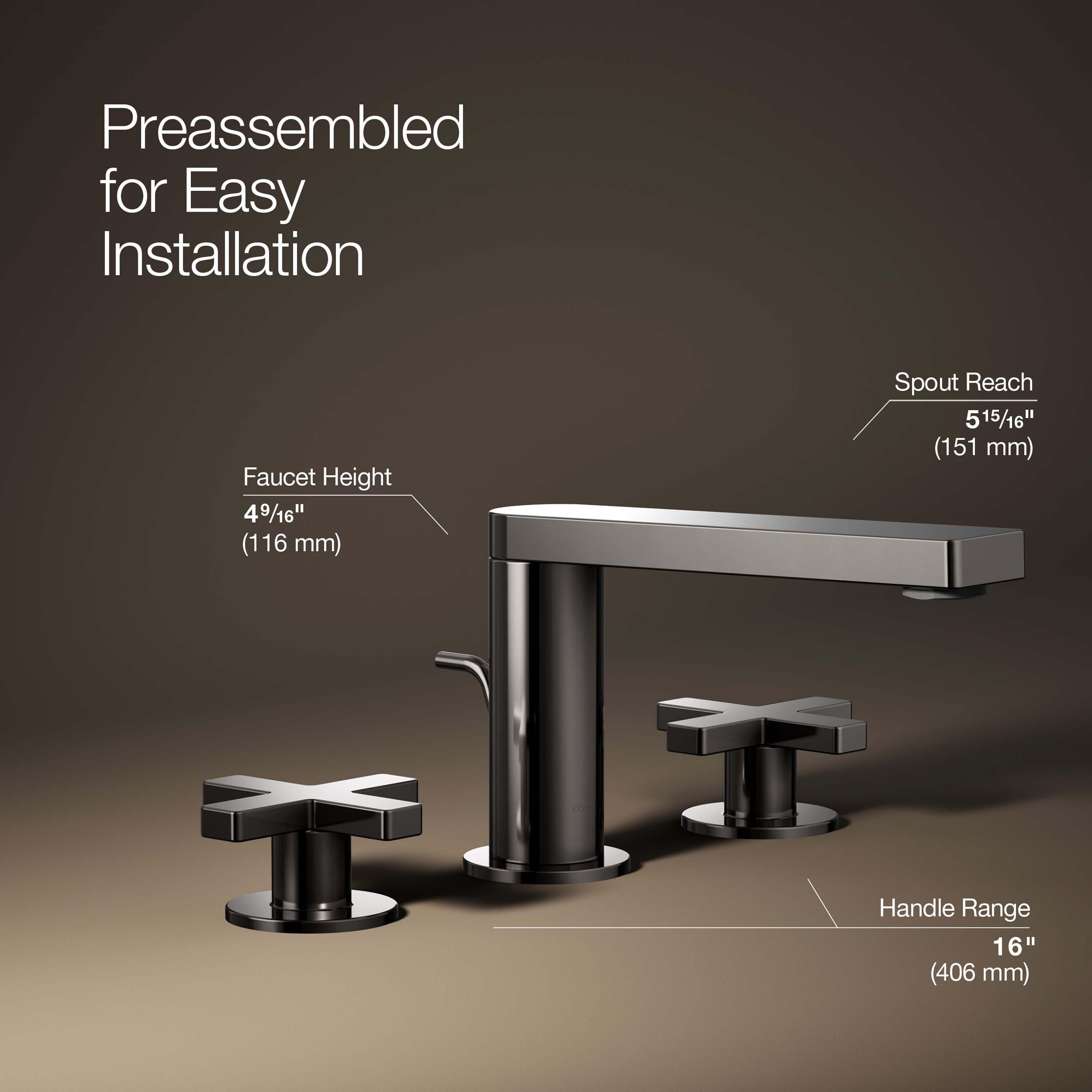 Kohler Widespread Bathroom Sink Faucet with Cross Handles