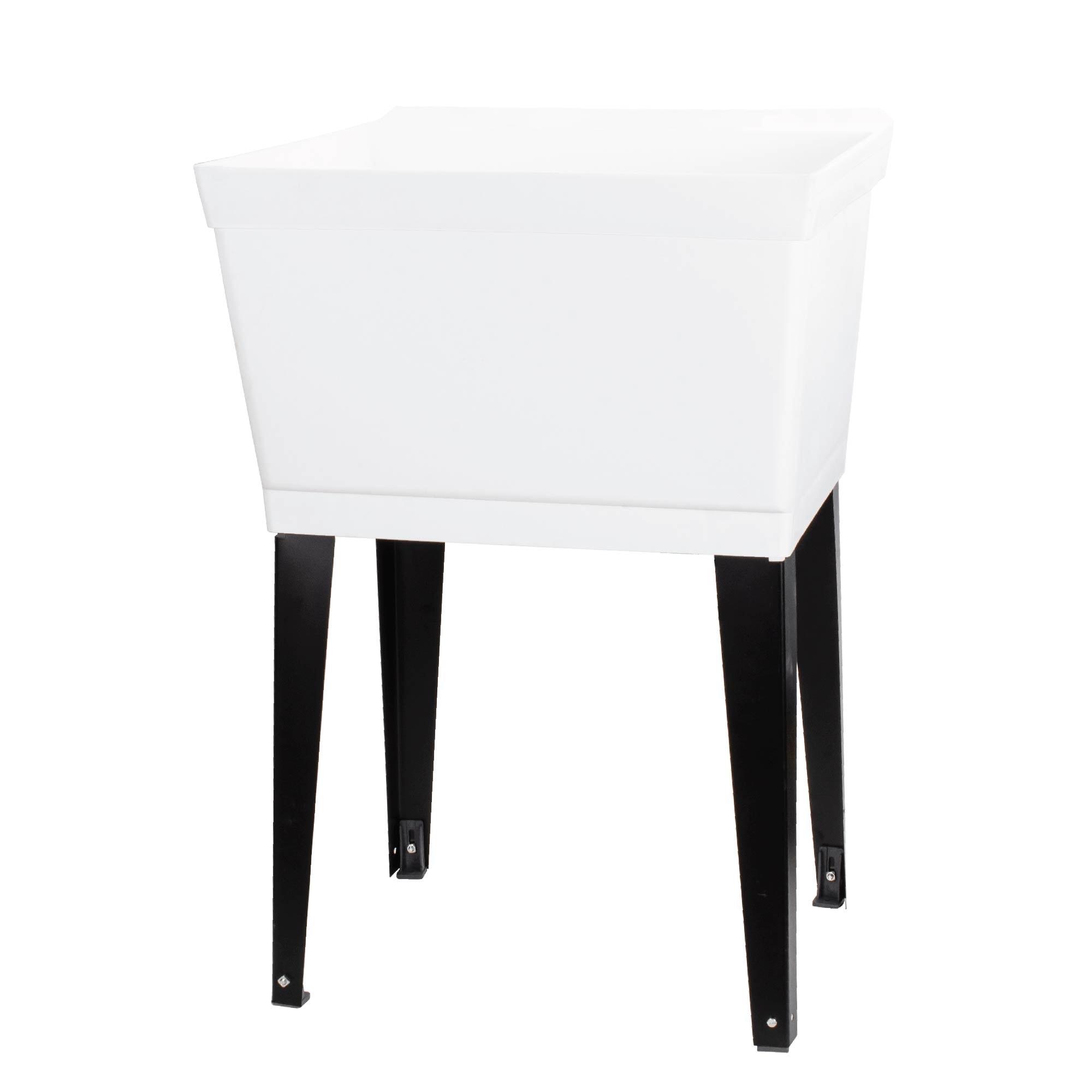 23.5'' L x 23.5'' W Free Standing Laundry Sink