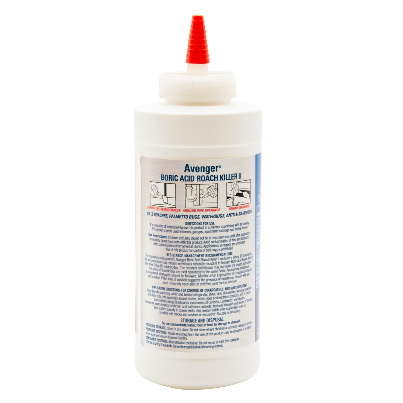 Avenger Boric Acid Roach Killer II Powder 16-fl oz. ( 2-Pack)
