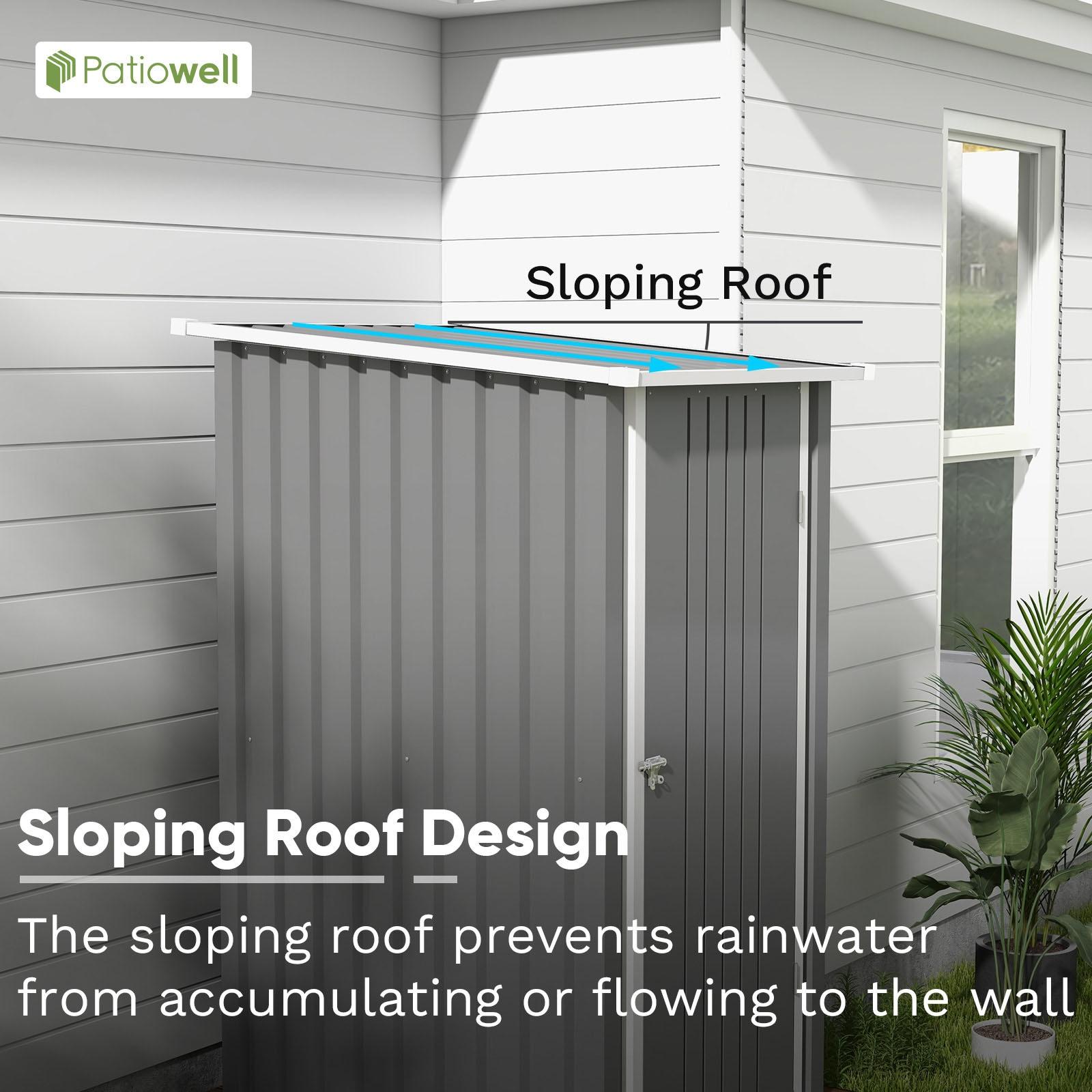 Patiowell 3-ft x 3-ft Galvanized steel Storage Shed