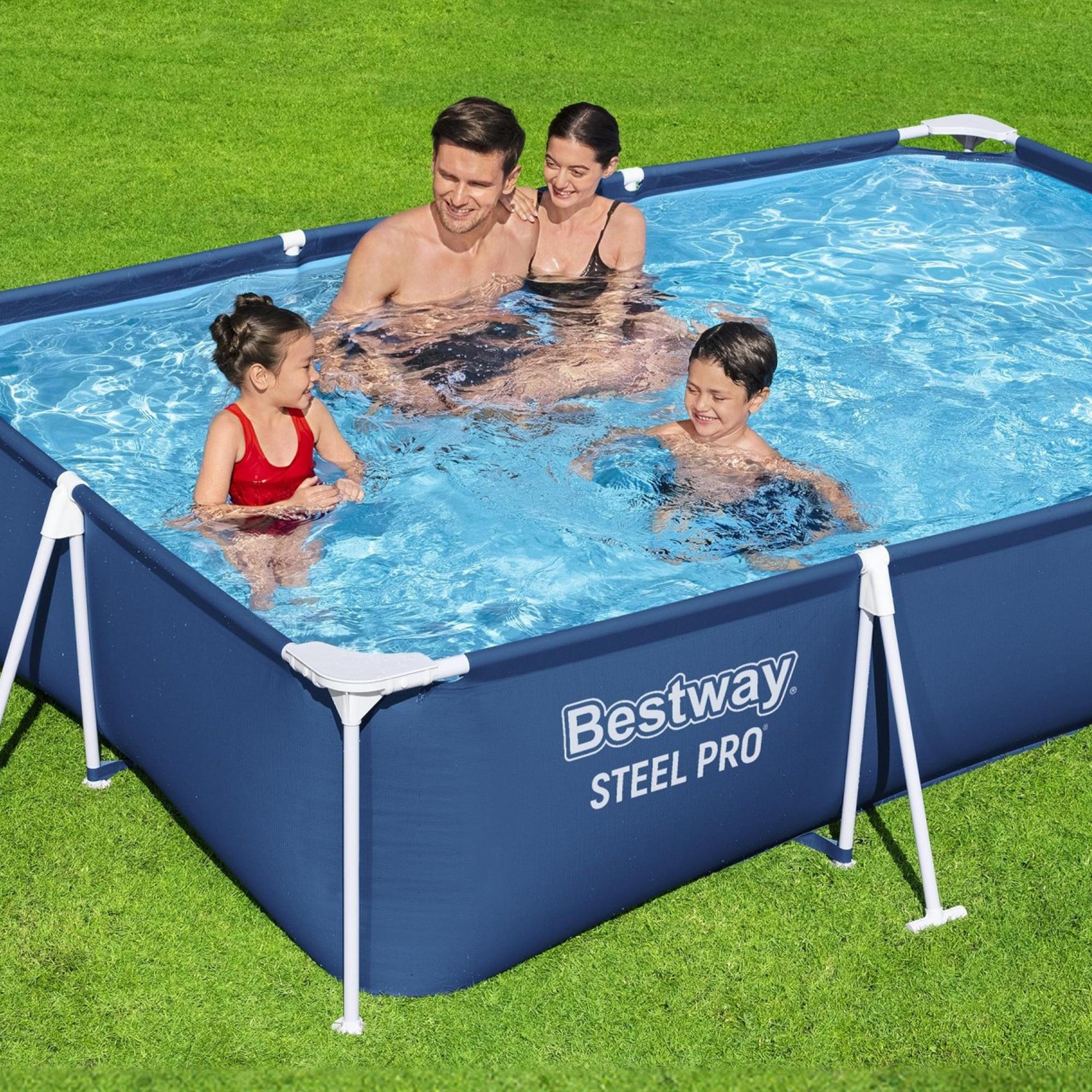 Bestway Bestway Steel Pro Rectangular Above Ground Swimming Pool Set