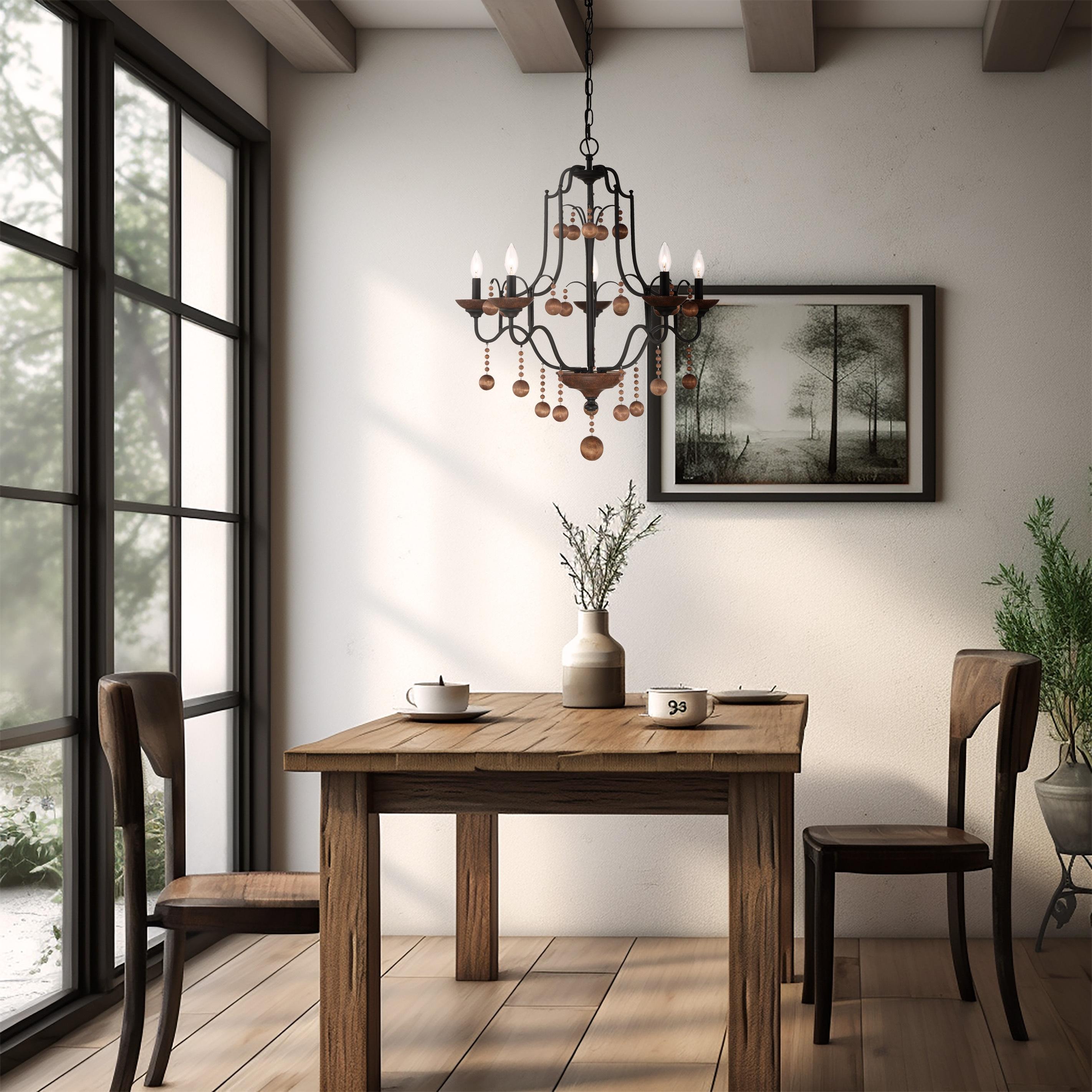 Minka Lavery - Colonial Charm - 5 Light Chandelier-31.75 Inches Tall and 28