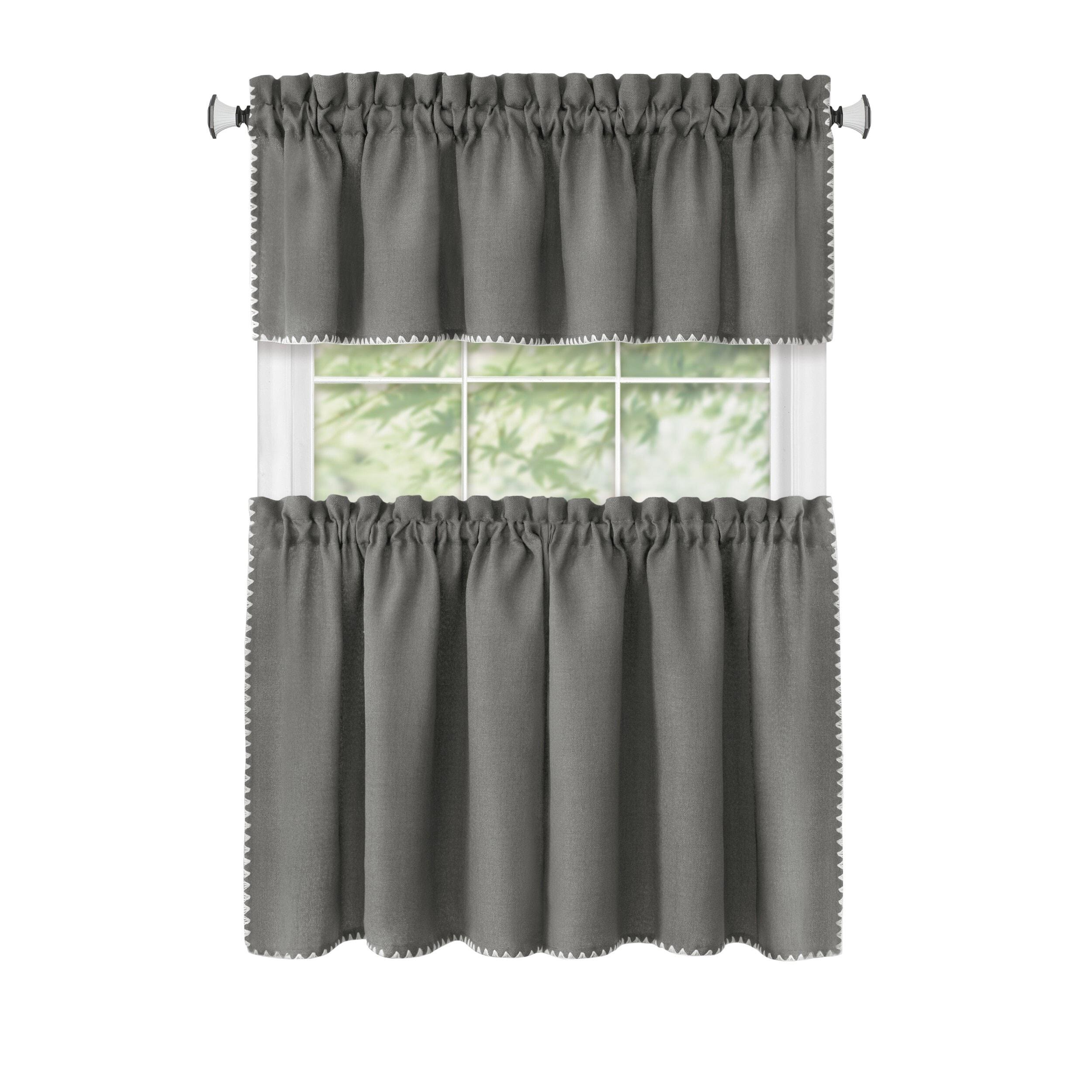 Achim Importing Co Tailored 58'' W Kitchen Curtain