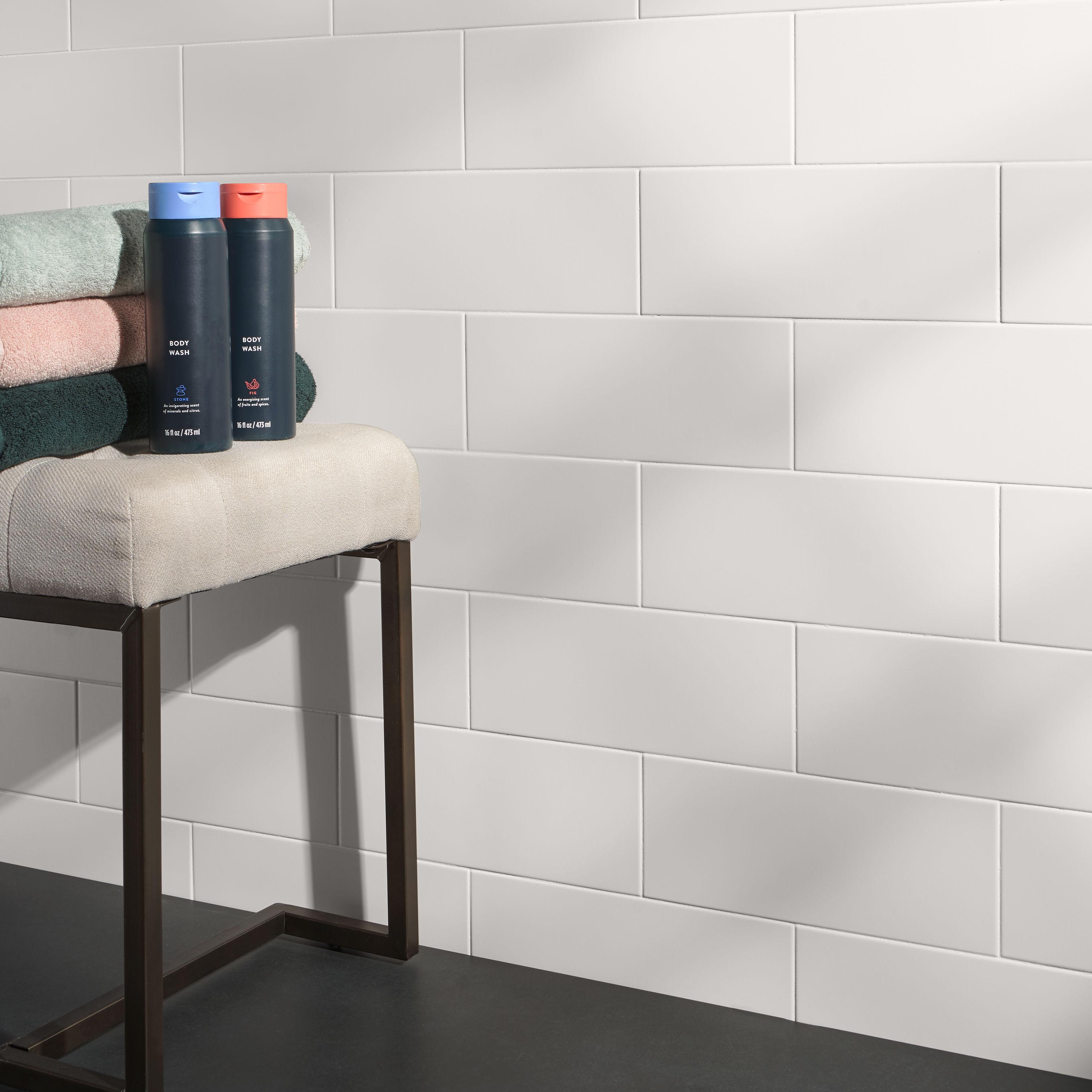 Ardor 4.7 in. x 11.81 in. Metallic Porcelain Subway Wall Tile (5.84 Sq. Ft. / Case)