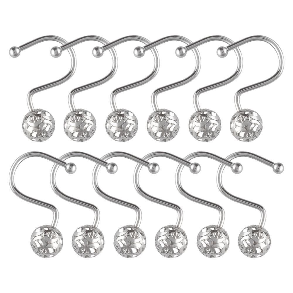 Steel Shower Curtain Hook (Set of 12)