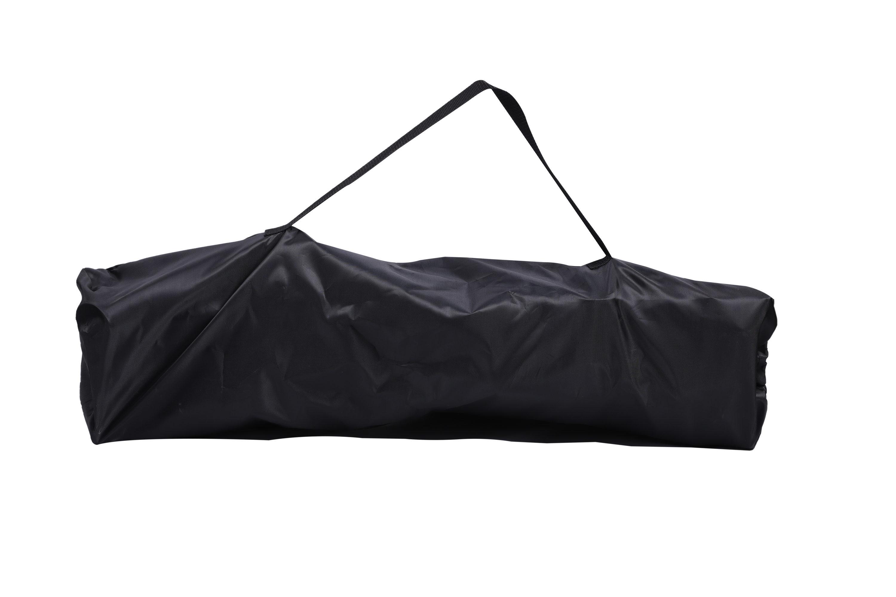 Luxury Heated Portable Camp Chair - Blue/Grey - Great for Camping, Sports and the Beach