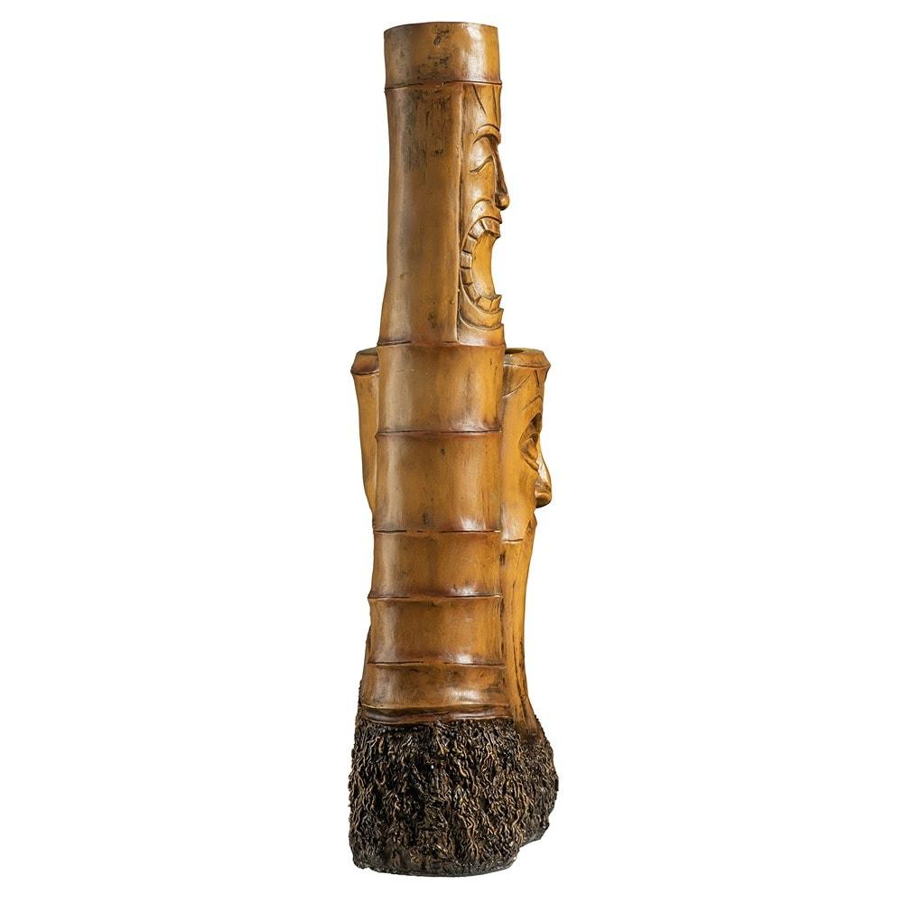 Design Toscano Tiki Gods of Hawaiian Islands LED Garden Fountain