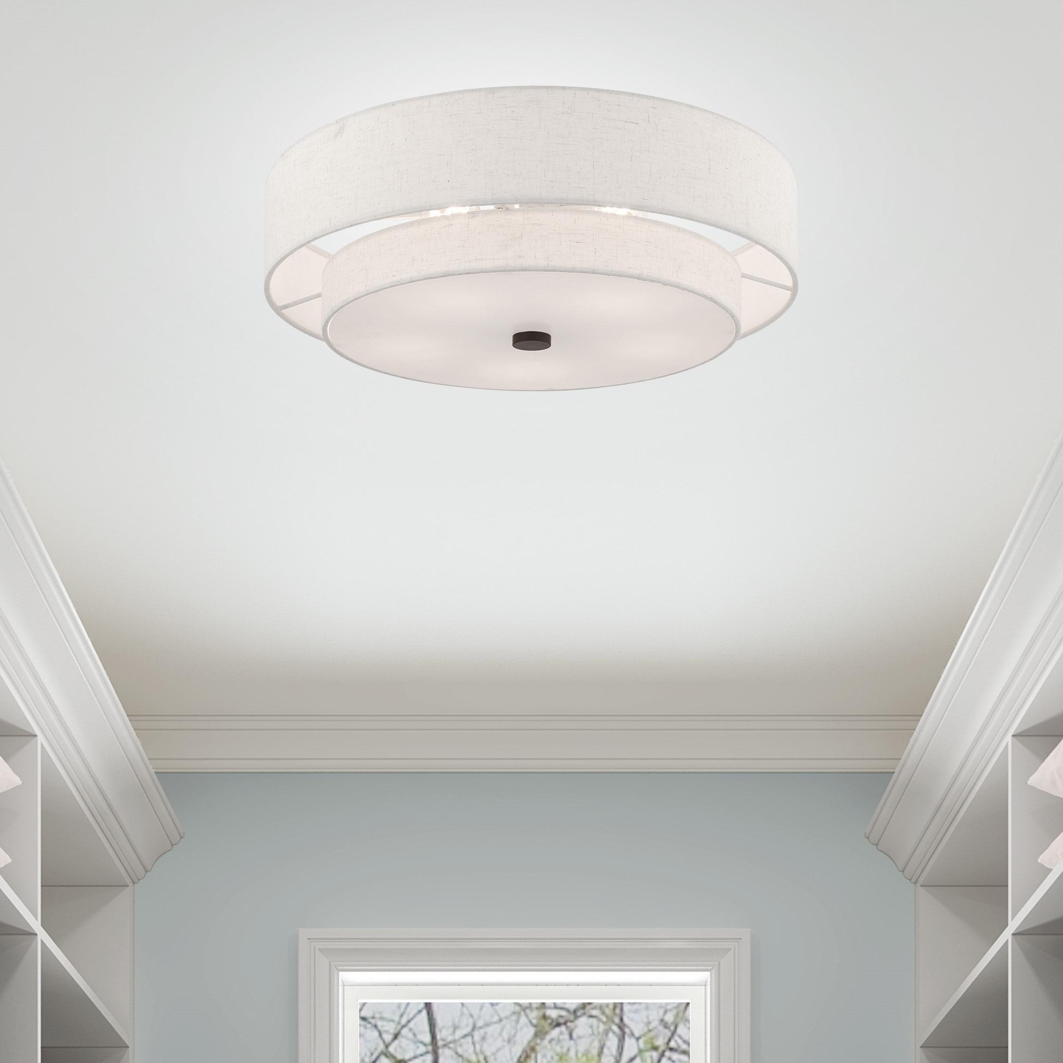 Livex Lighting Meridian 5 - Light Semi-Flush Mount in  English Bronze
