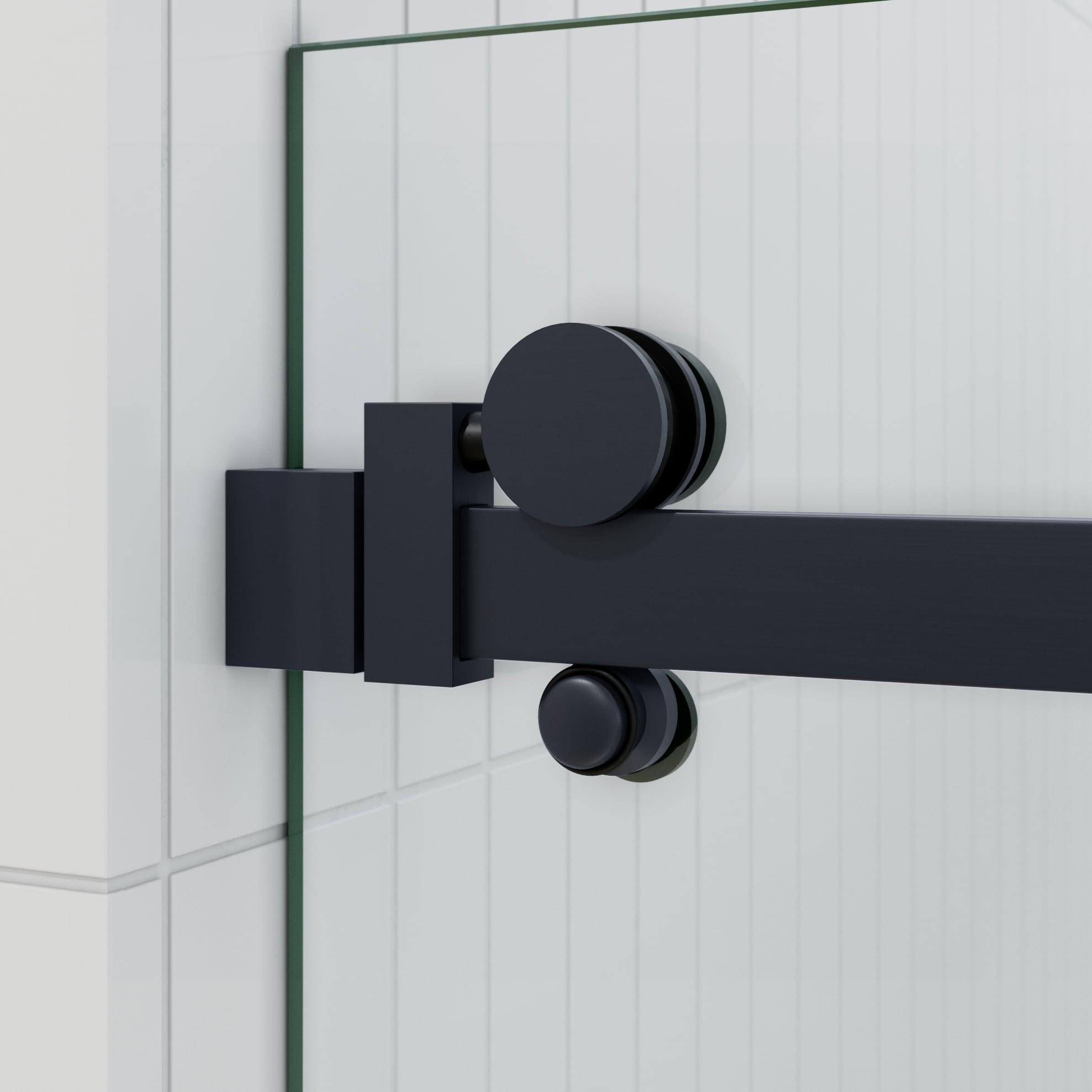 Astro 56 in. - 60 in. x 60 in. Frameless Sliding Bathtub Door
