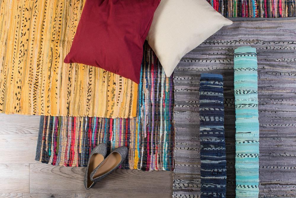 Design Imports Multicolor Chindi - Nautical Blue - 4 X 6 Ft