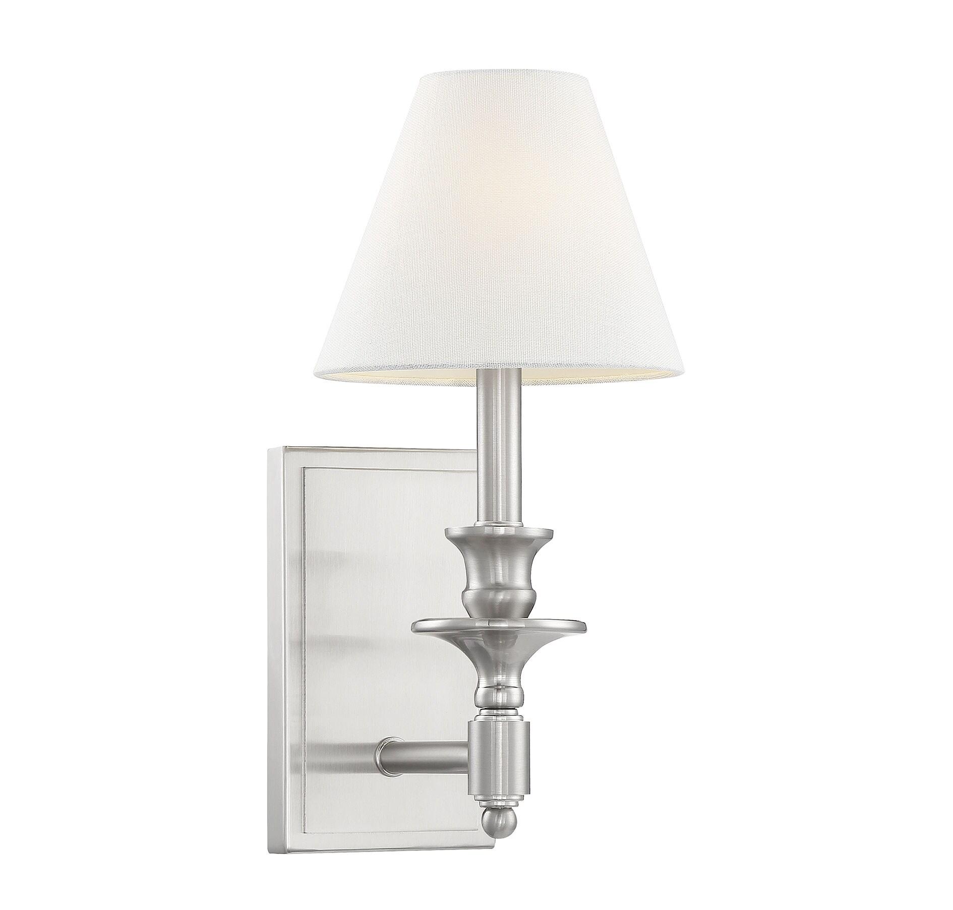Savoy House Washburn 1 - Light Wall Light in  Satin Nickel
