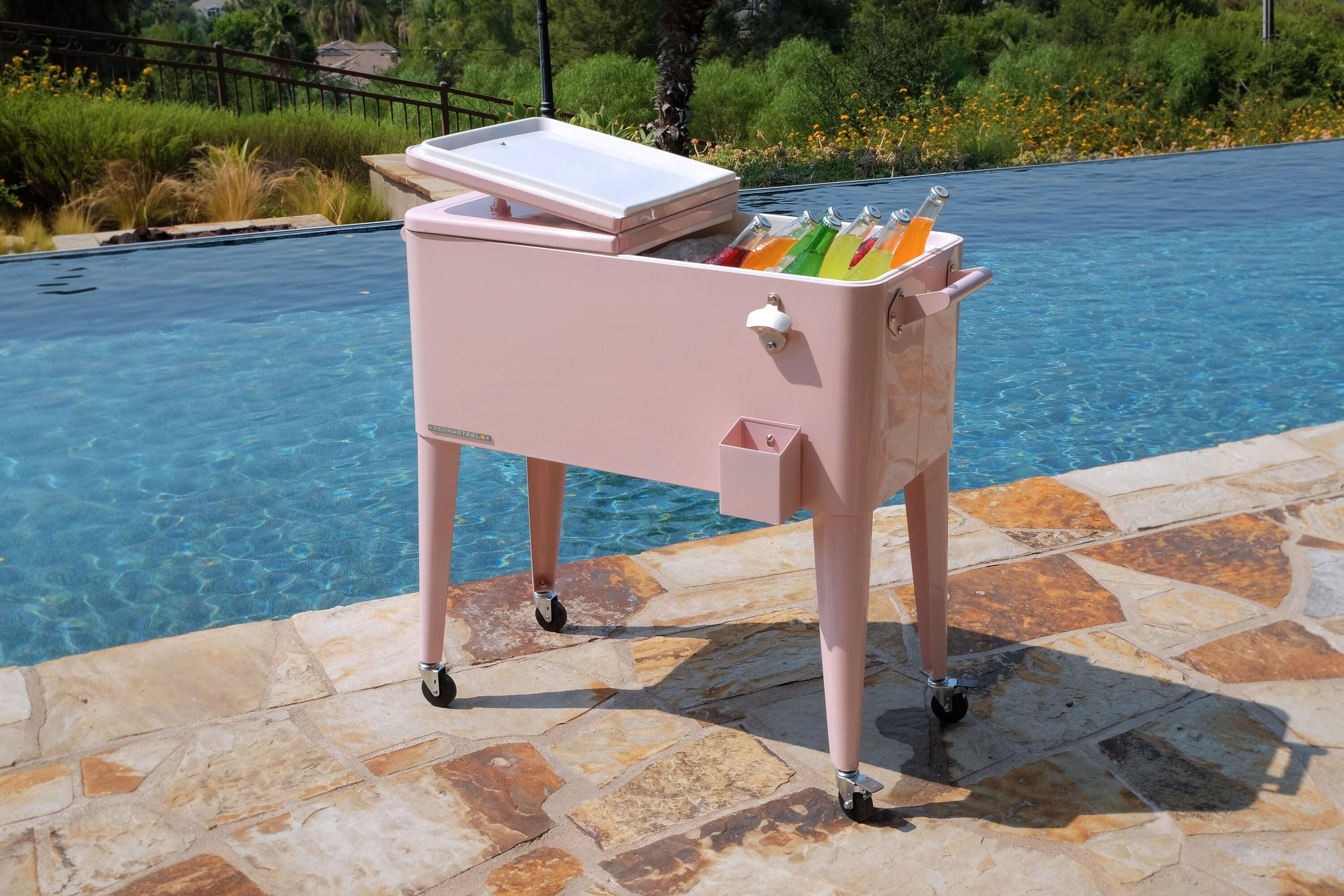 Winado 80 Qt. Outdoor Rolling Cooler Cart