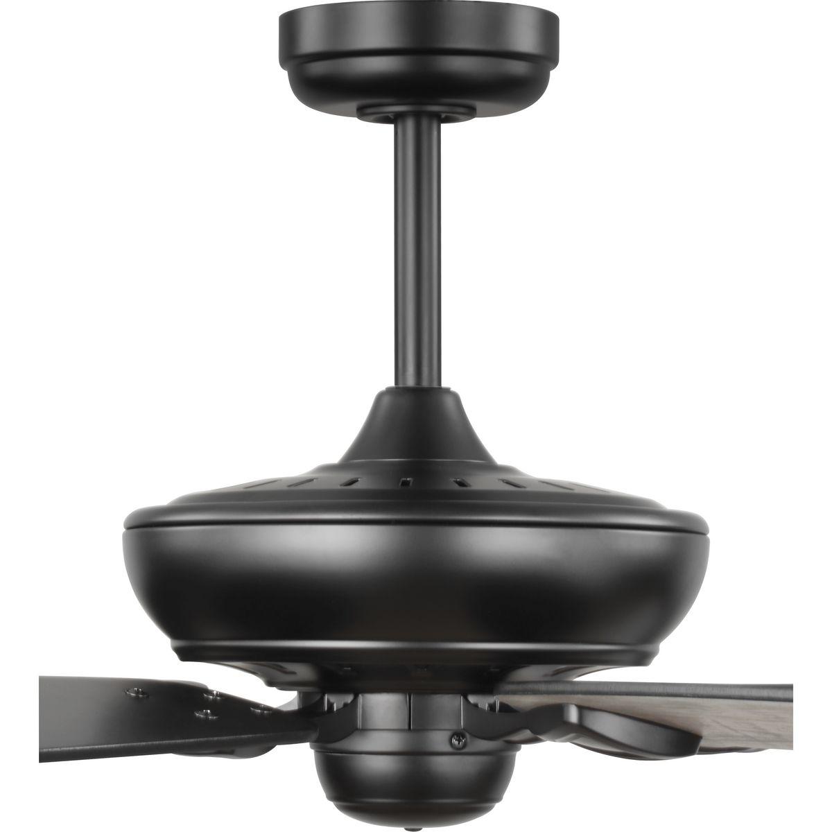 Kennedale Collection 72-Inch Five-Blade DC Motor Transitional Ceiling Fan Rustic Charcoal/Matte Black