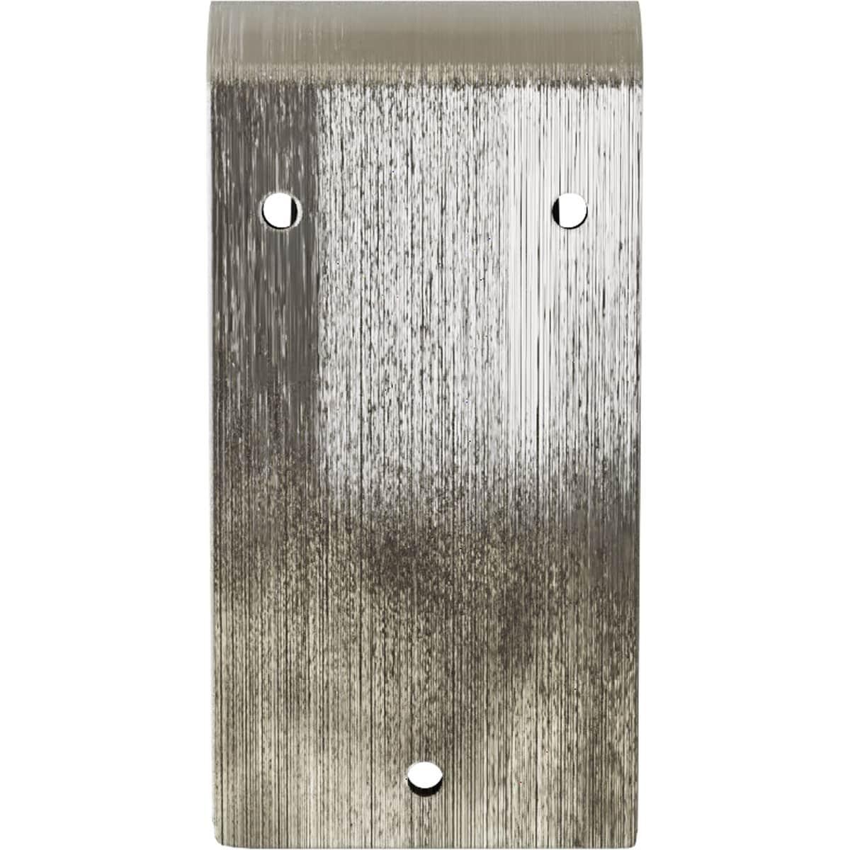 Ekena Millwork 3"W x 6"D x 6"H Morris Steel Bracket, Unfinished