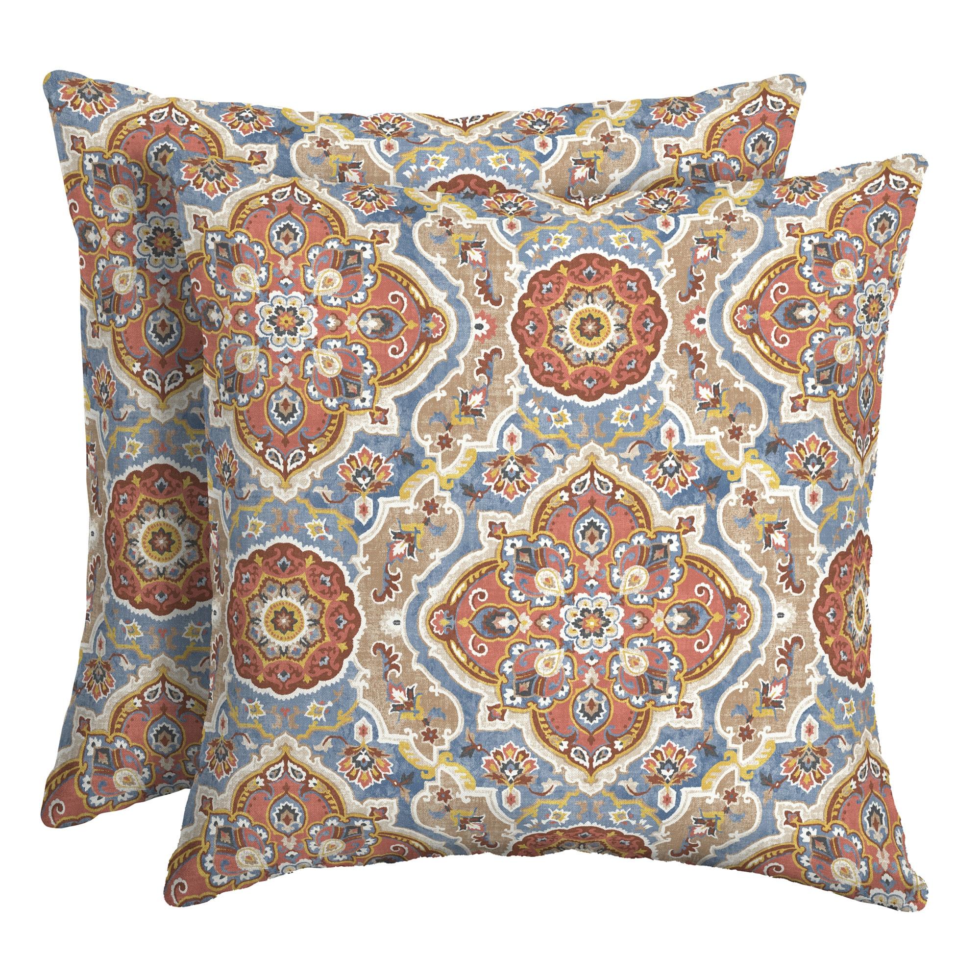 Ruby Indoor/Outdoor Reversible Throw Pillow