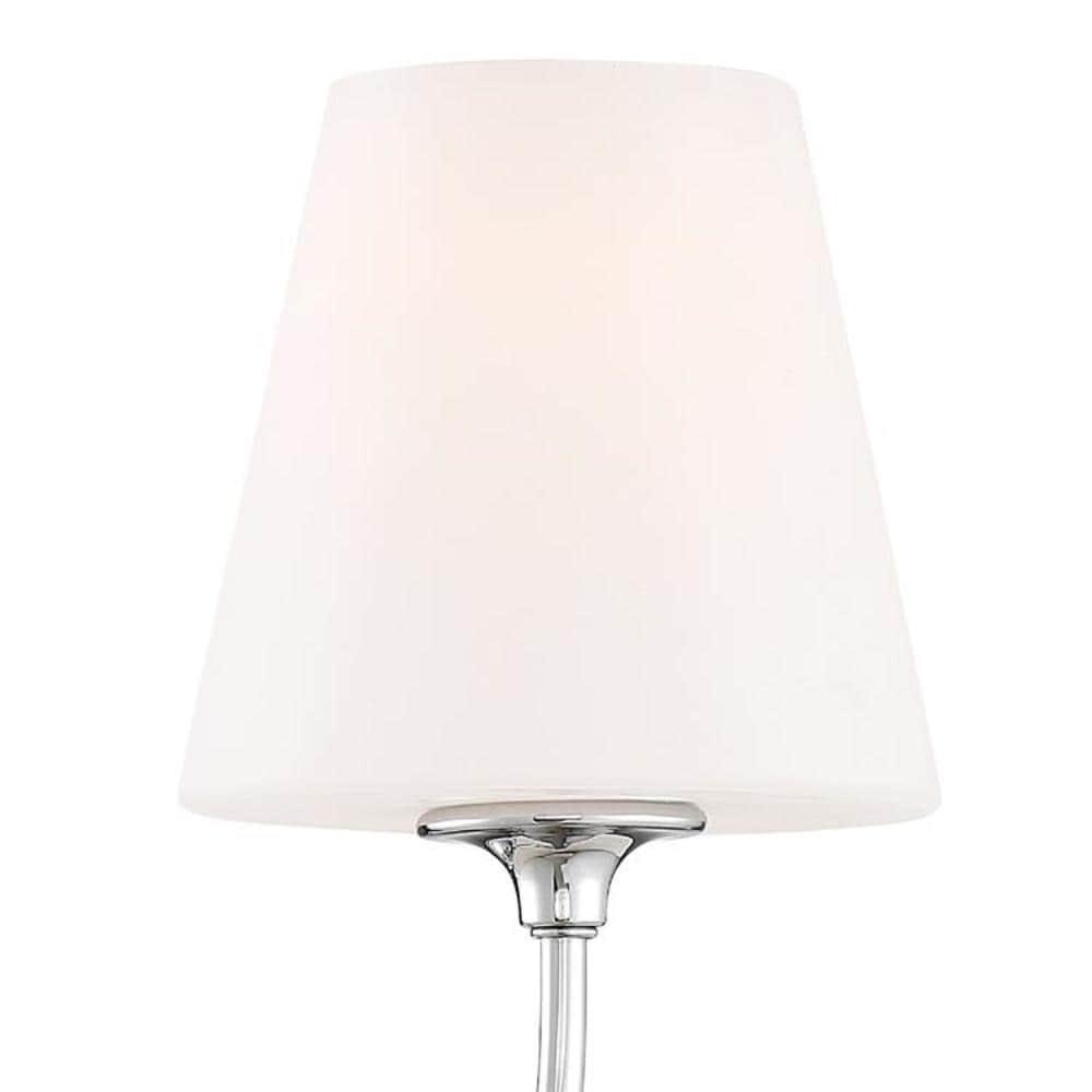 Crystorama Lighting Sylvan 1 - Light Sconce in  Polished Chrome