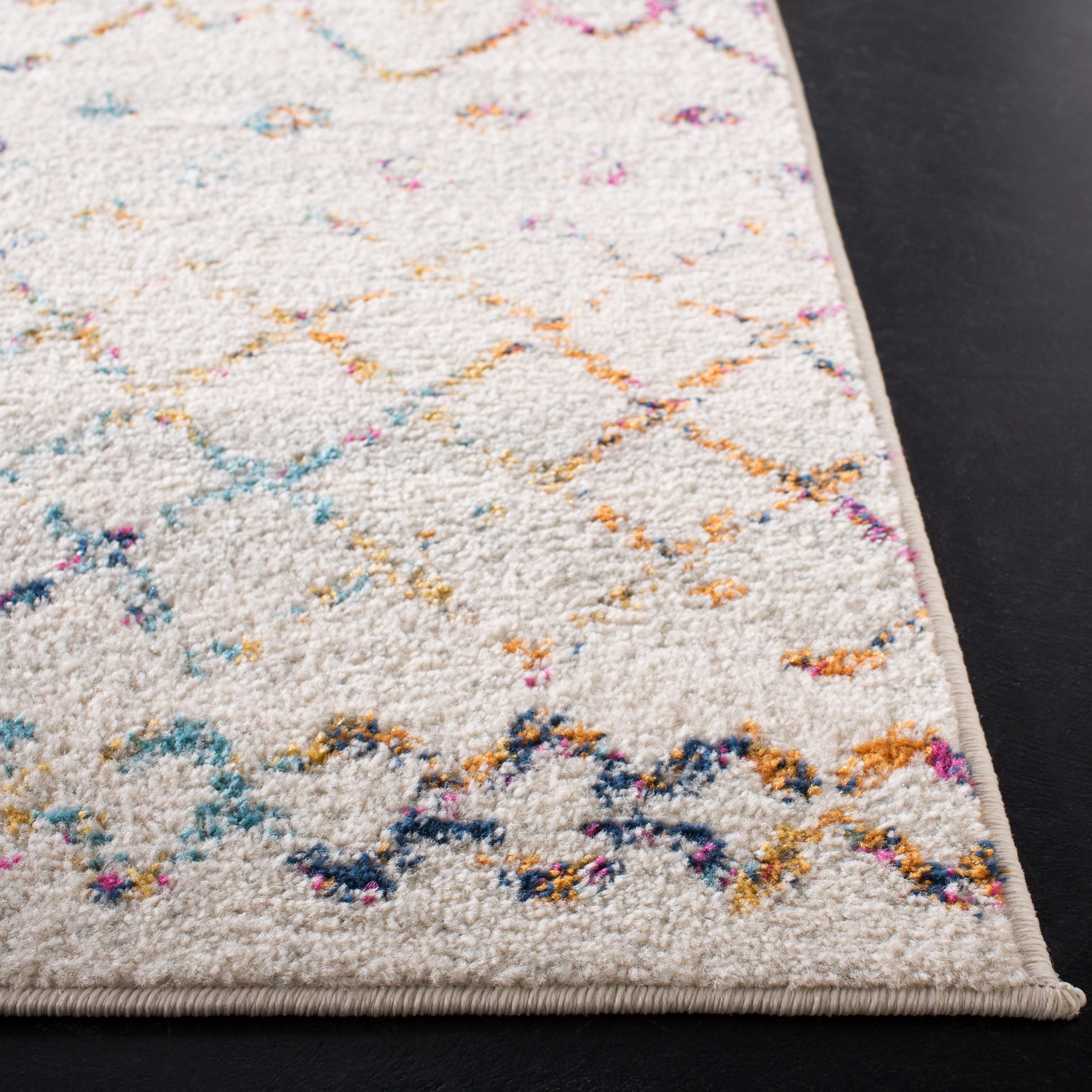 Madison MAD798 Power Loomed Indoor Area Rug - Ivory/Fuchsia - 8'9"x11'9" - Safavieh.