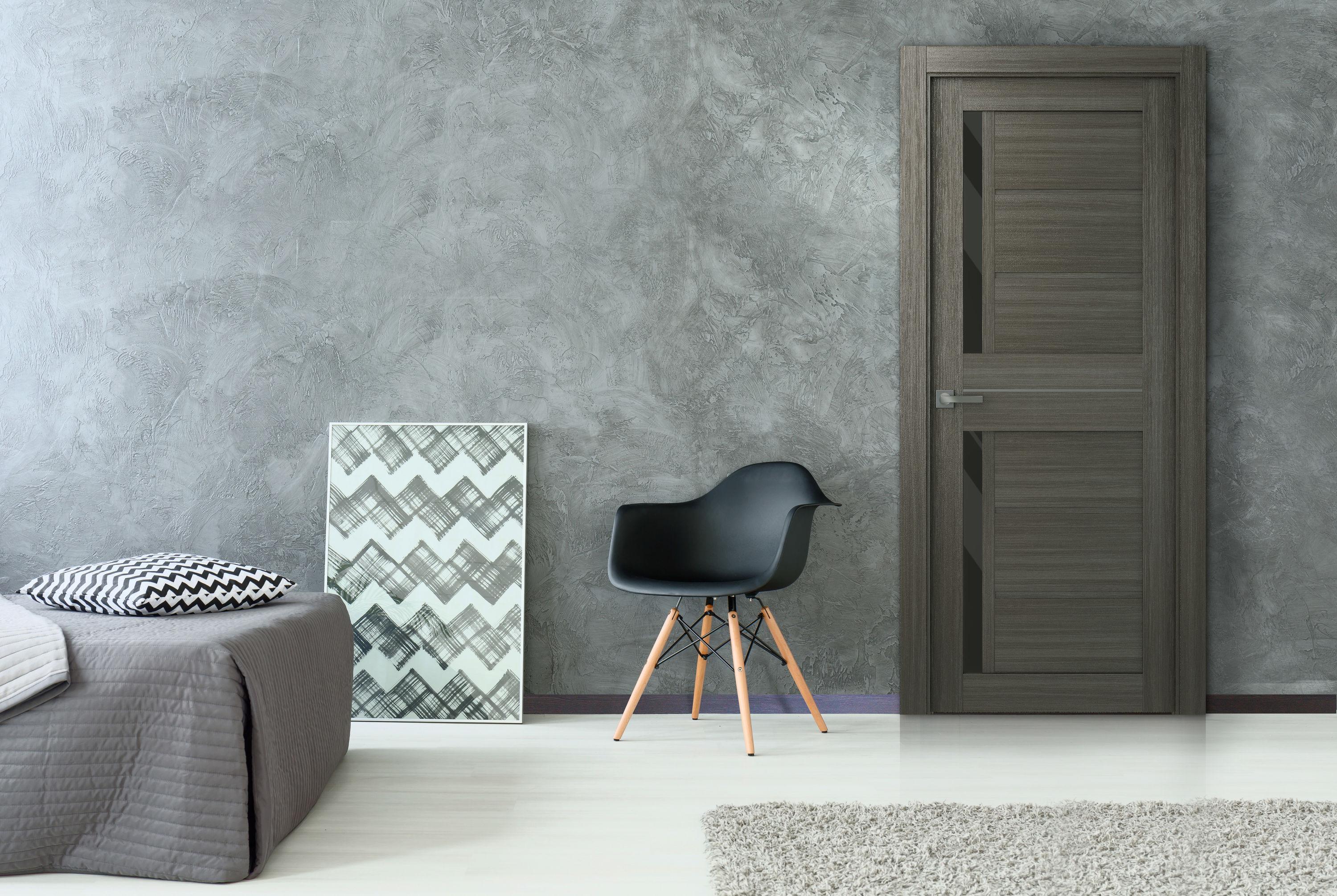 Belldinni Esta 80'' Solid + Manufactured Wood Paneled Slab Door