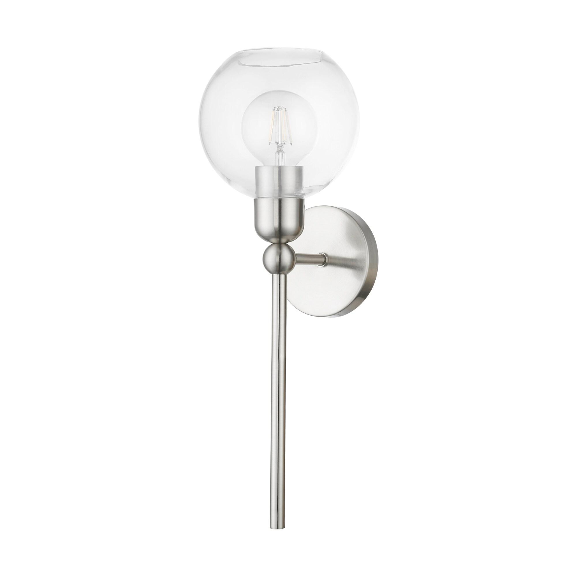 Livex Lighting Downtown 1 - Light Sconce in  Brushed Nickel