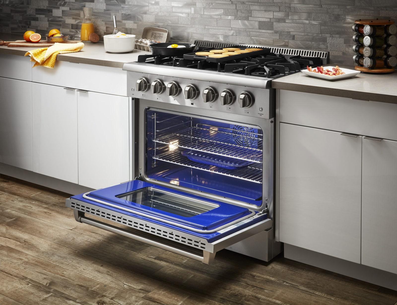 Thor Kitchen 36 Inch Professional Gas Range in Stainless Steel-HRG3618U