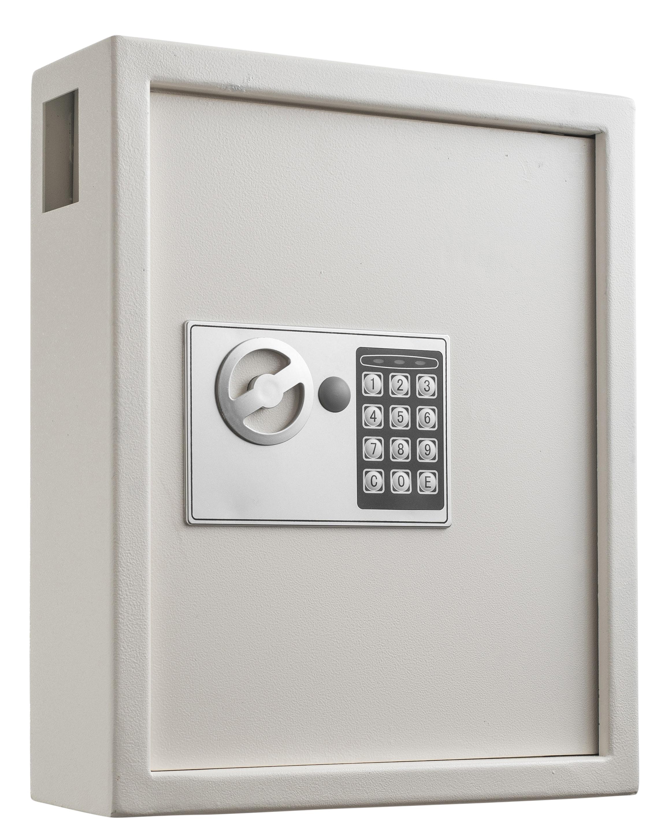 AdirOffice 40-Key Steel Digital Lock Key Cabinet with 140 Key Tags