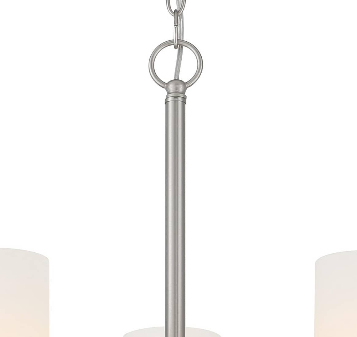 4096-84-Minka Lavery-Haisley - 3 Light Chandelier-Brushed Nickel Finish    -Traditional Installation