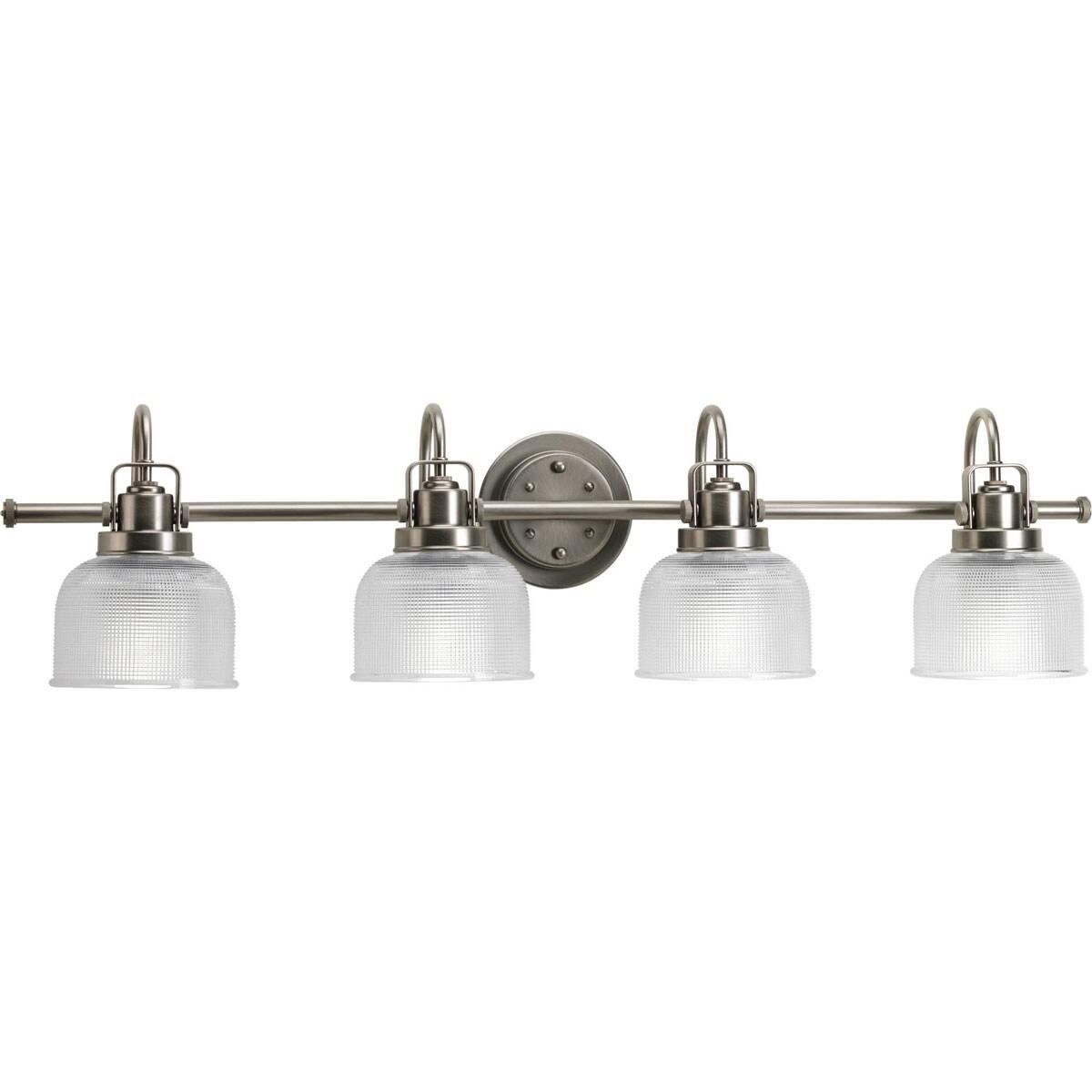 Rosser 4 Light Transparent Dimmable Vanity Light