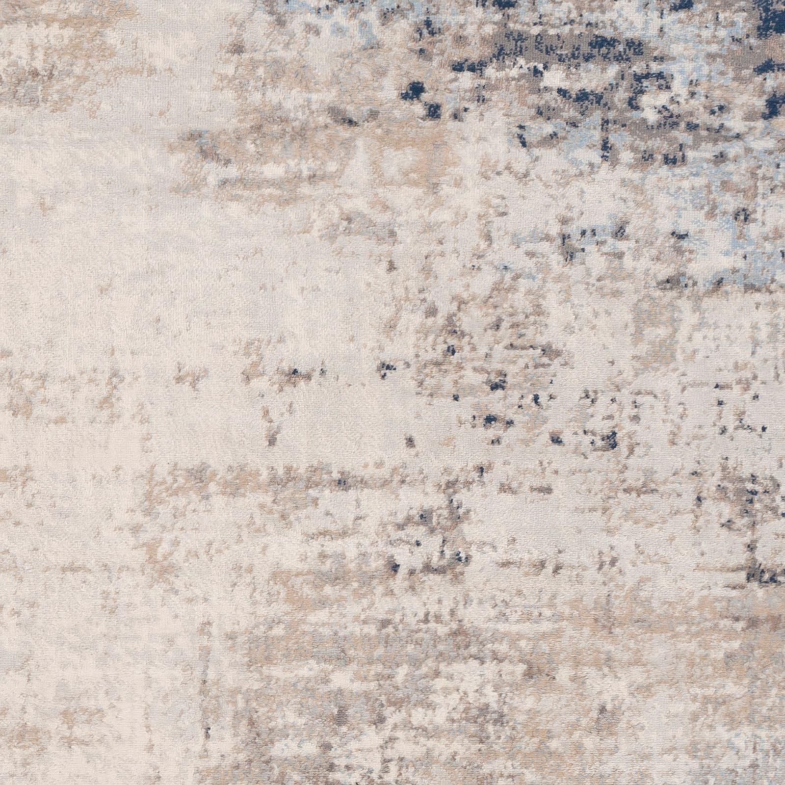 Gray Medium Pile Stain-Resistant Runner Rug