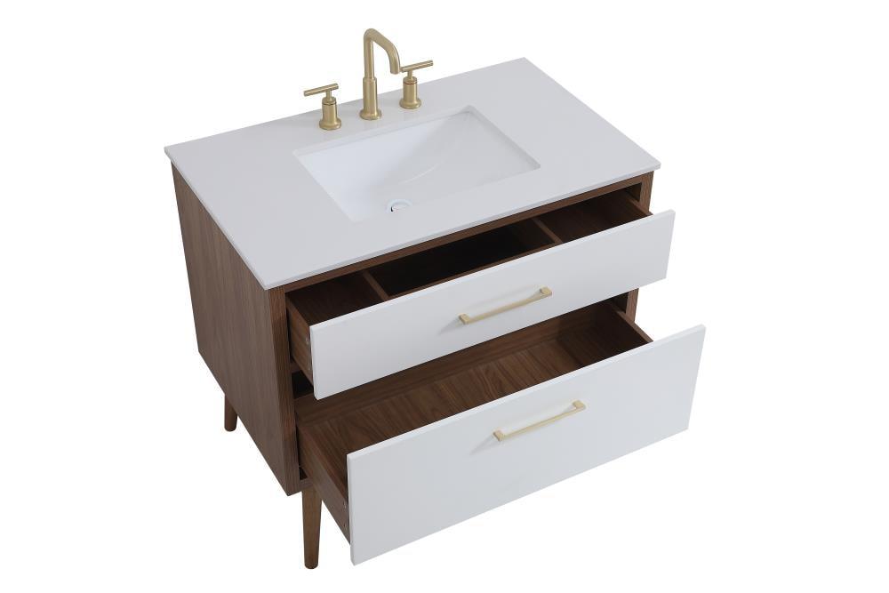 Elegant Kitchen and Bath Elegant Kitchen and Bath 36 Inch Bathroom Vanity