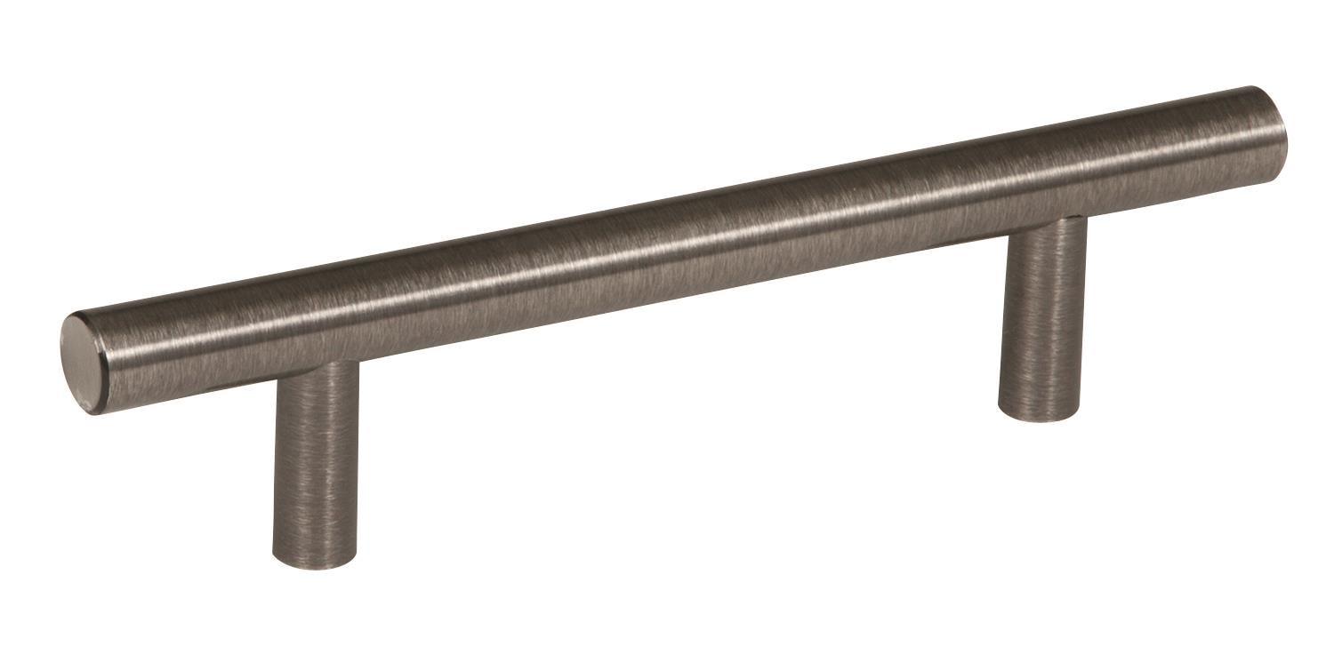 Amerock Bar Pulls 3-3/4 inch (96mm) Center-to-Center Gunmetal Cabinet Pull