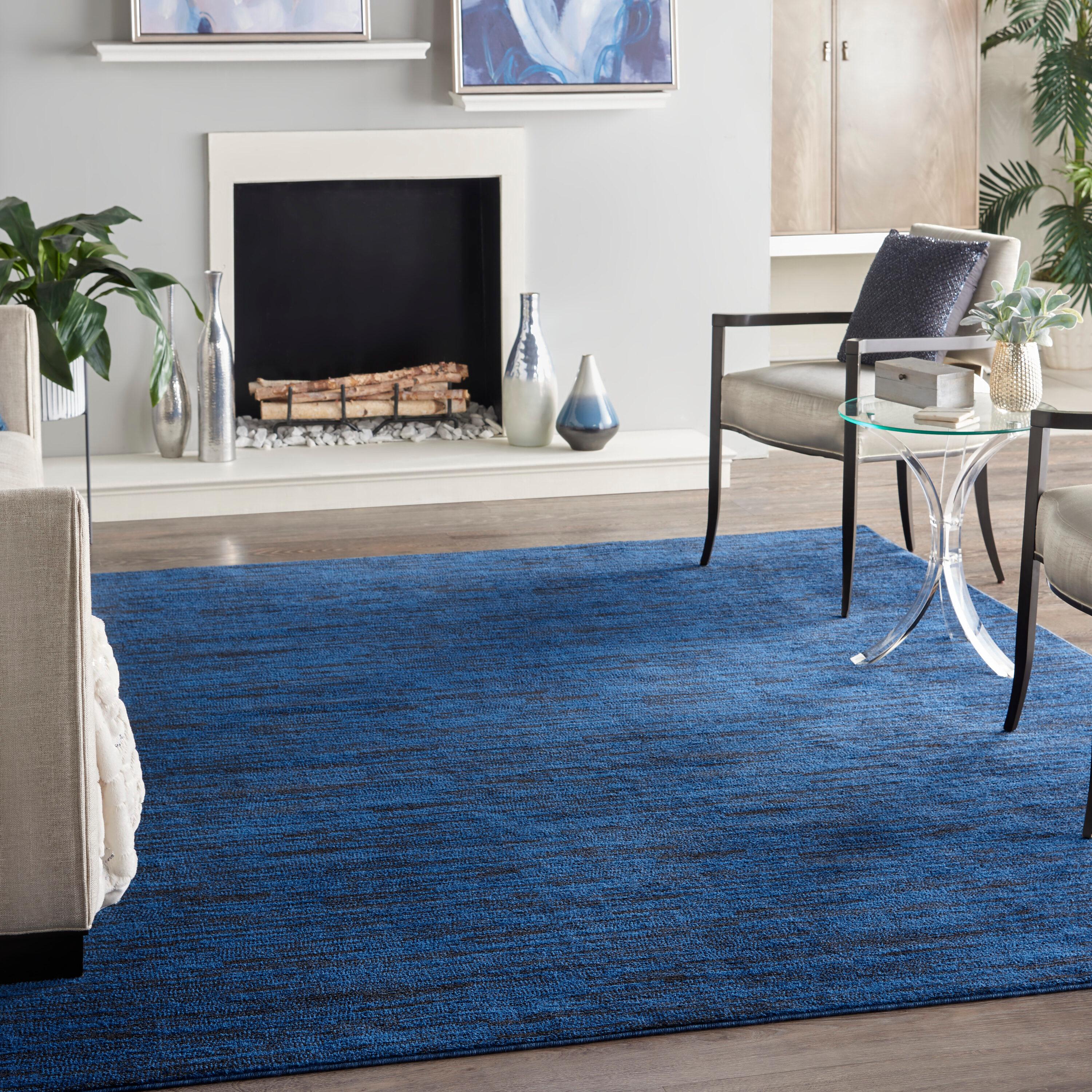 Nourison Nourison Essentials NRE01 Indoor/outdoor Area Rug - Midnight Blue 8' x 10'