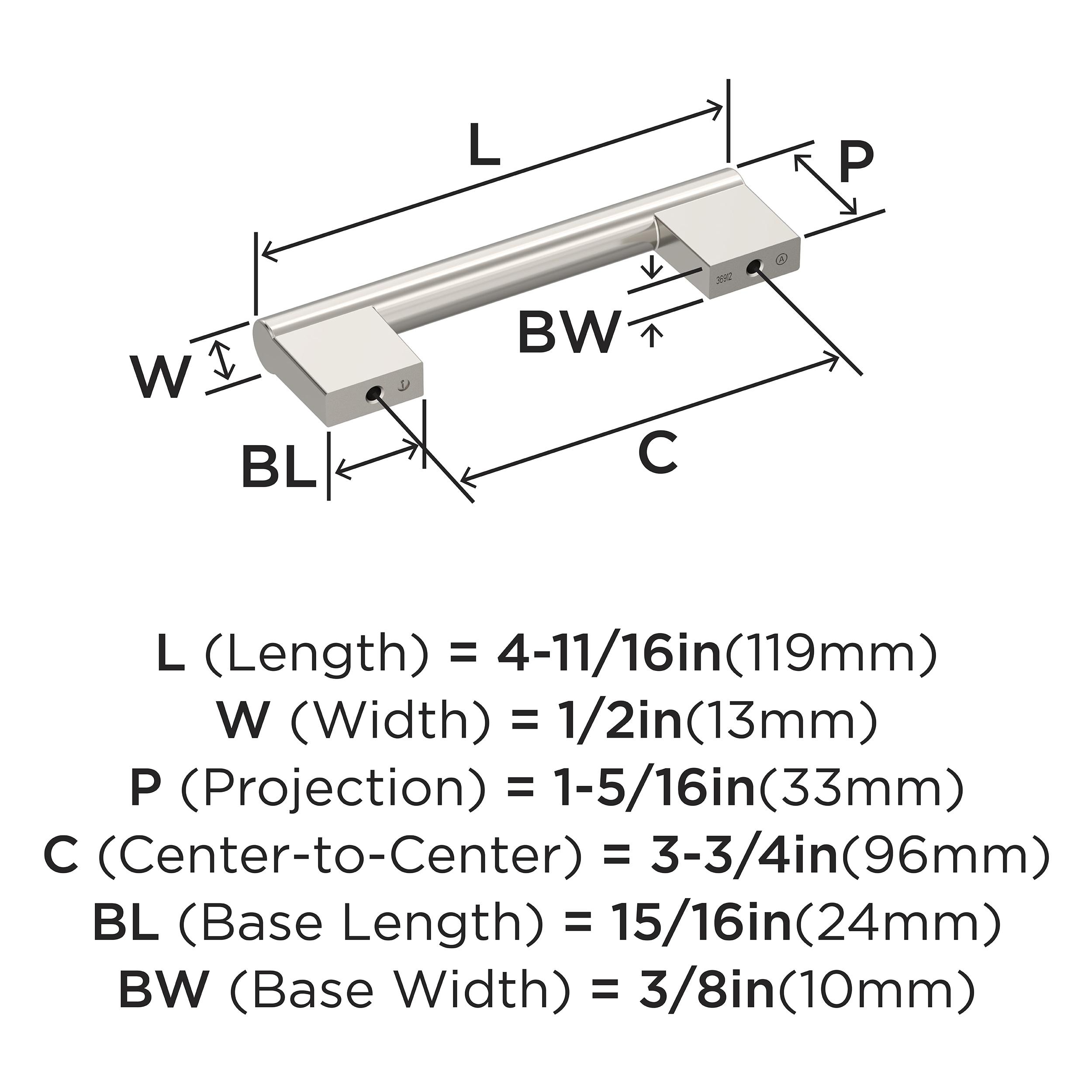 Versa 3-3/4 inch (96mm) Center-to-Center