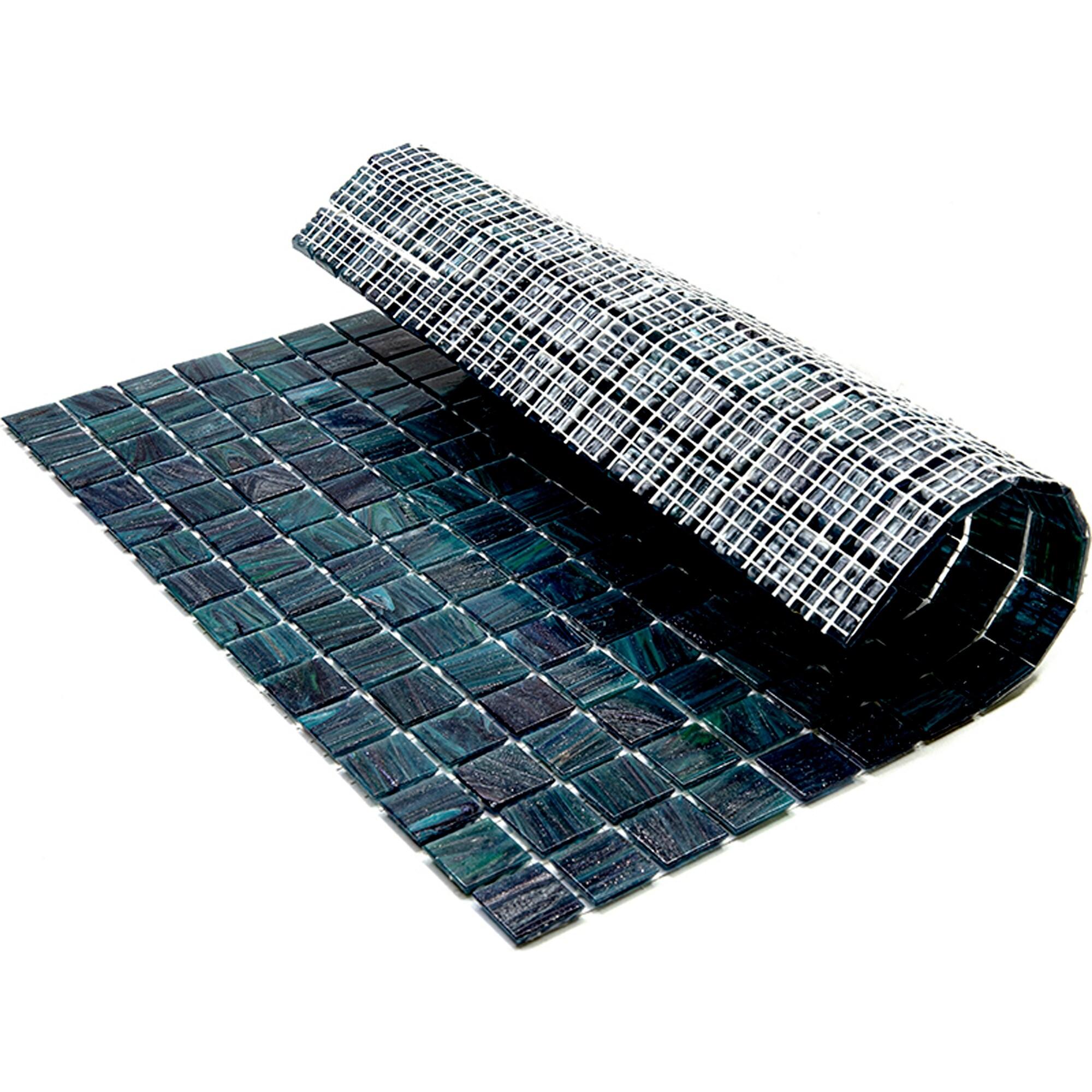 Celestial 0.8" x 0.8" Glass Grid Mosaic Wall & Floor Tile