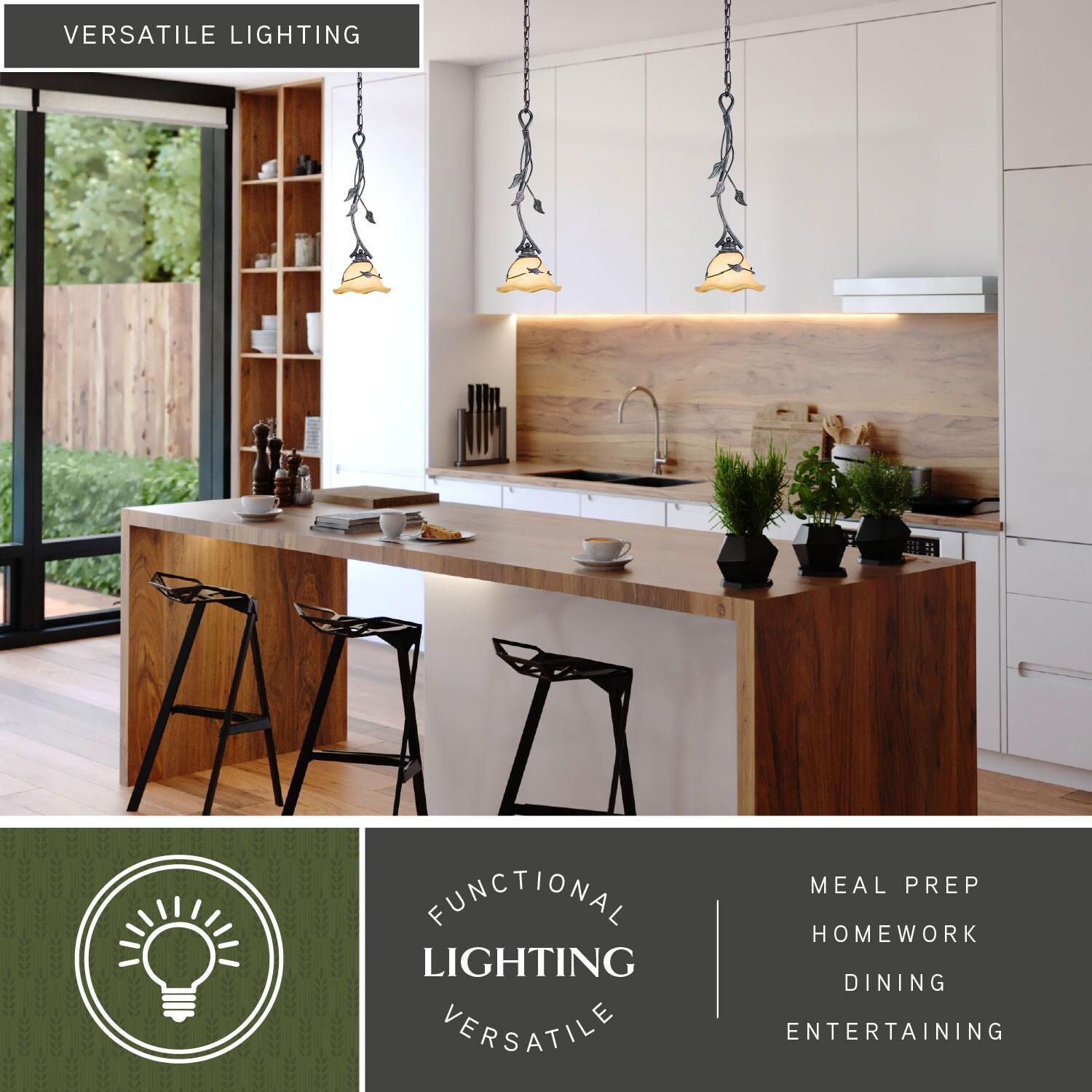Vaxcel Vine 1 - Light Pendant in  Oil Shale