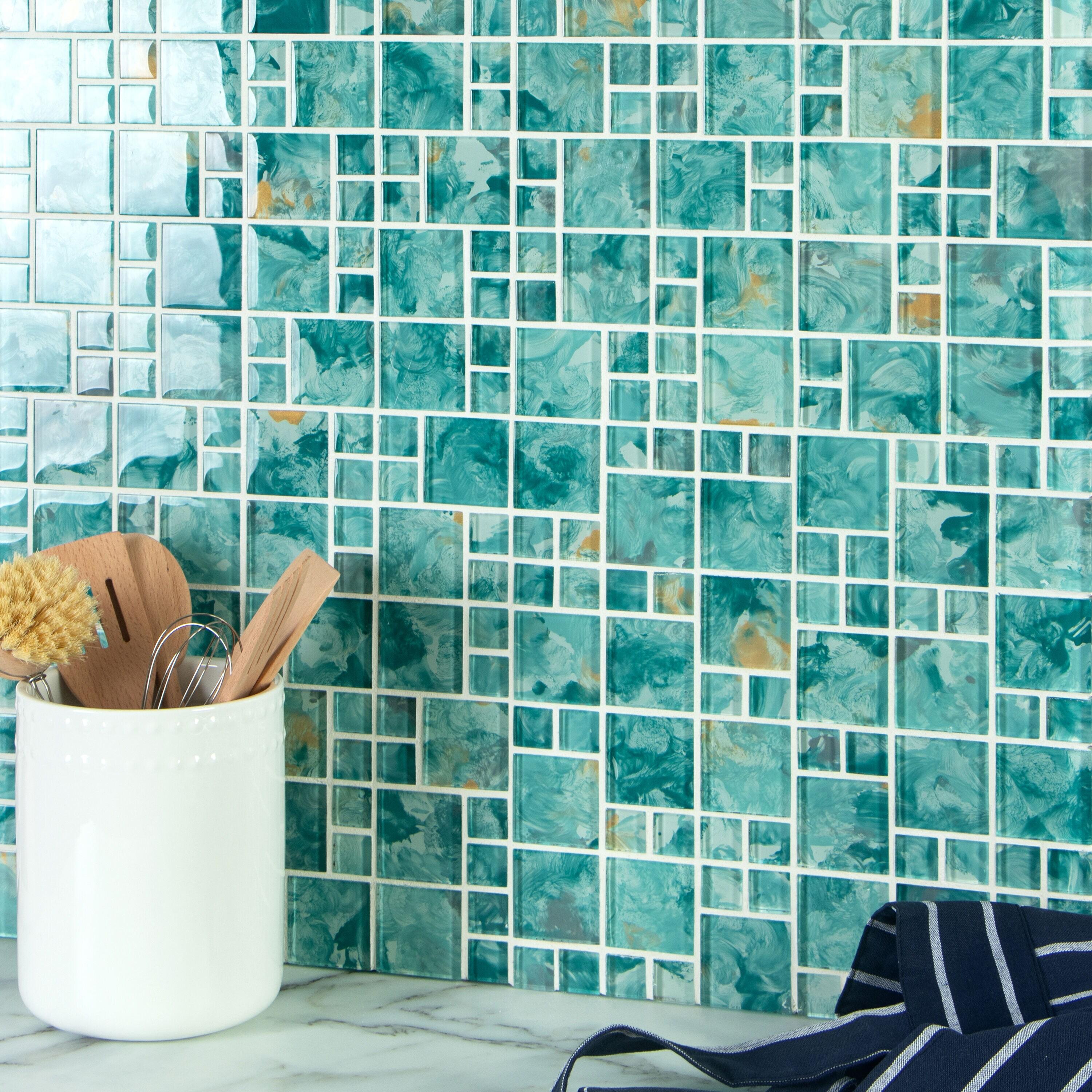 Swimming Pool Series Glass Mosaic Tile