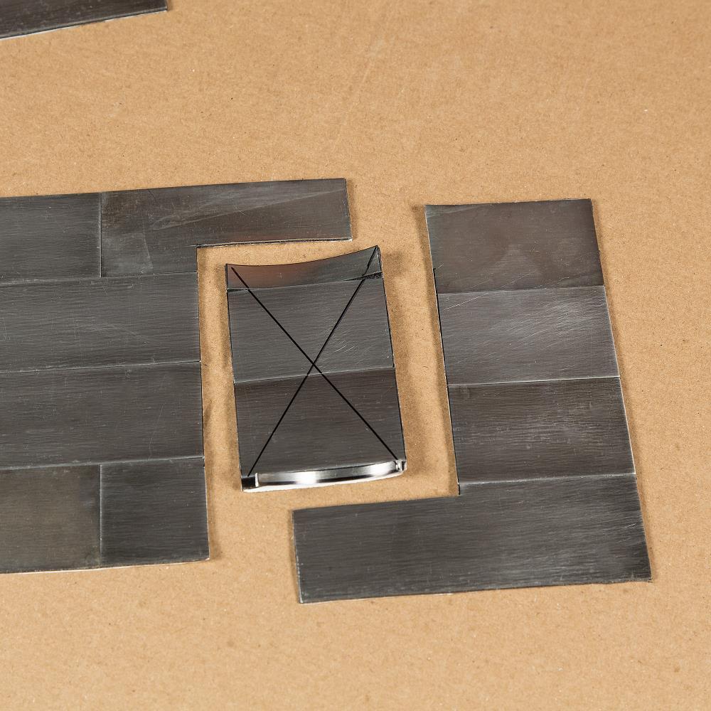 Metal Peel and Stick Mosaic Tile