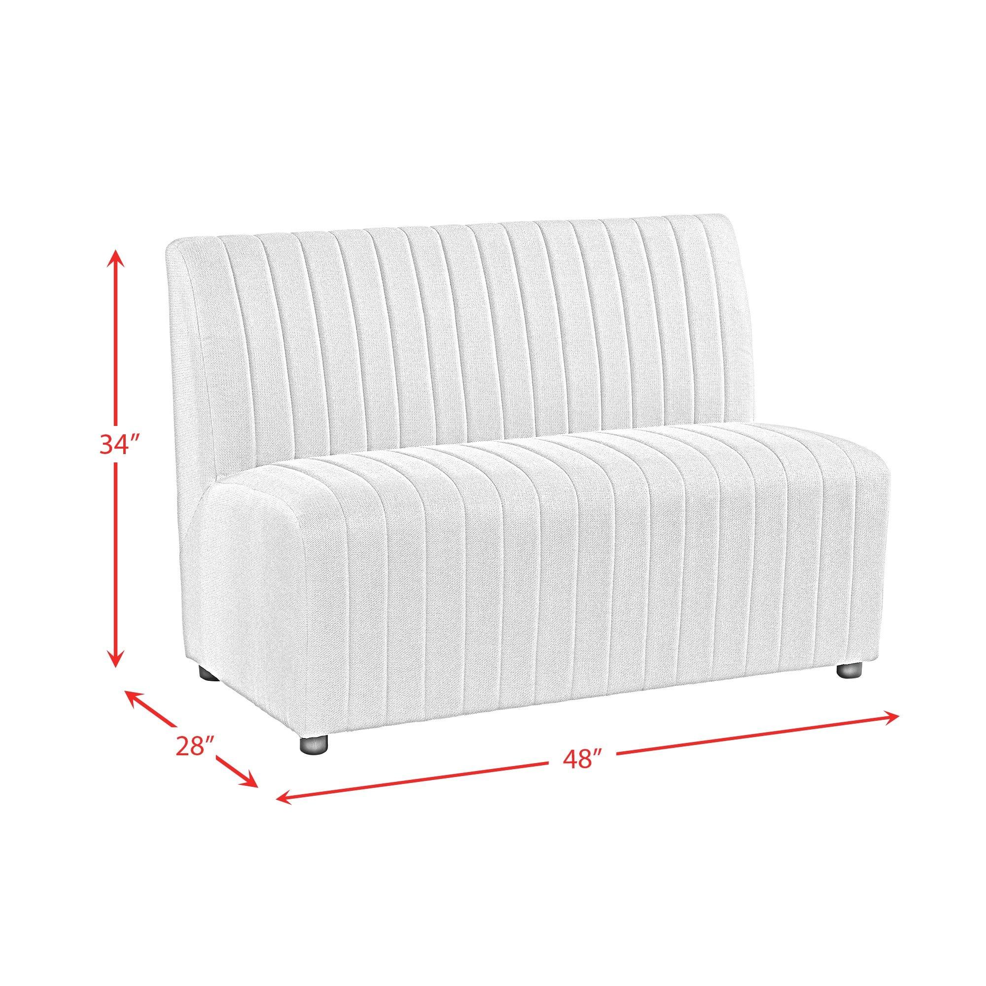 Picket House Furnishings Rizzo Dining Bench in Beige Linen