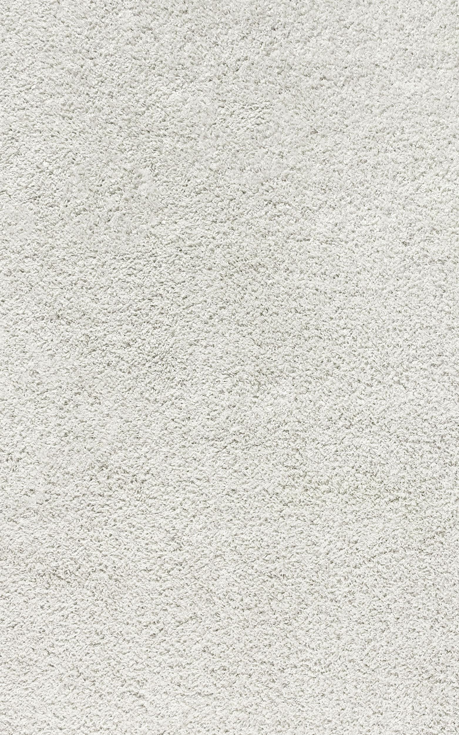 5'x8' Mercer Shag Plush Area Rug, White - JONATHAN Y
